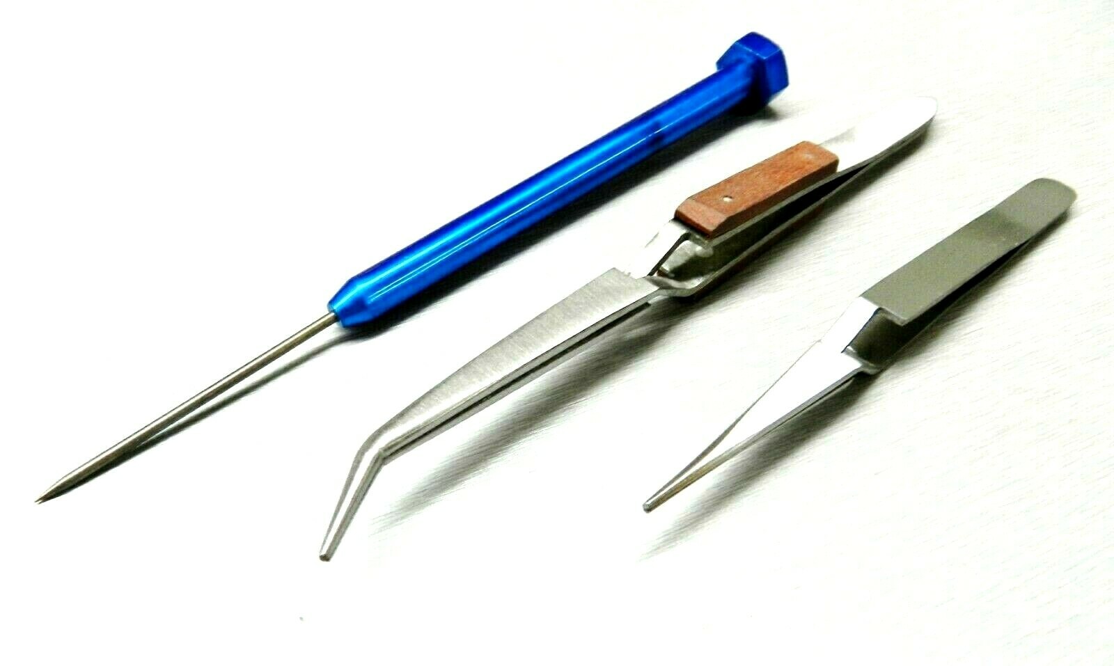 3 Soldering Tools Tweezers & Titanium Solder Pick Set for Jewelry Making Repairs
