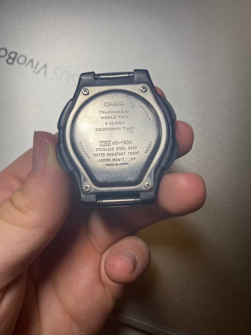 Casio Telememo 30 AQ-180W 3793