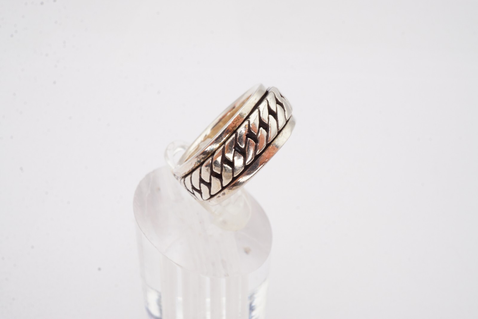 Sterling Silver 925 Spinner Ring Size 6.75 A5