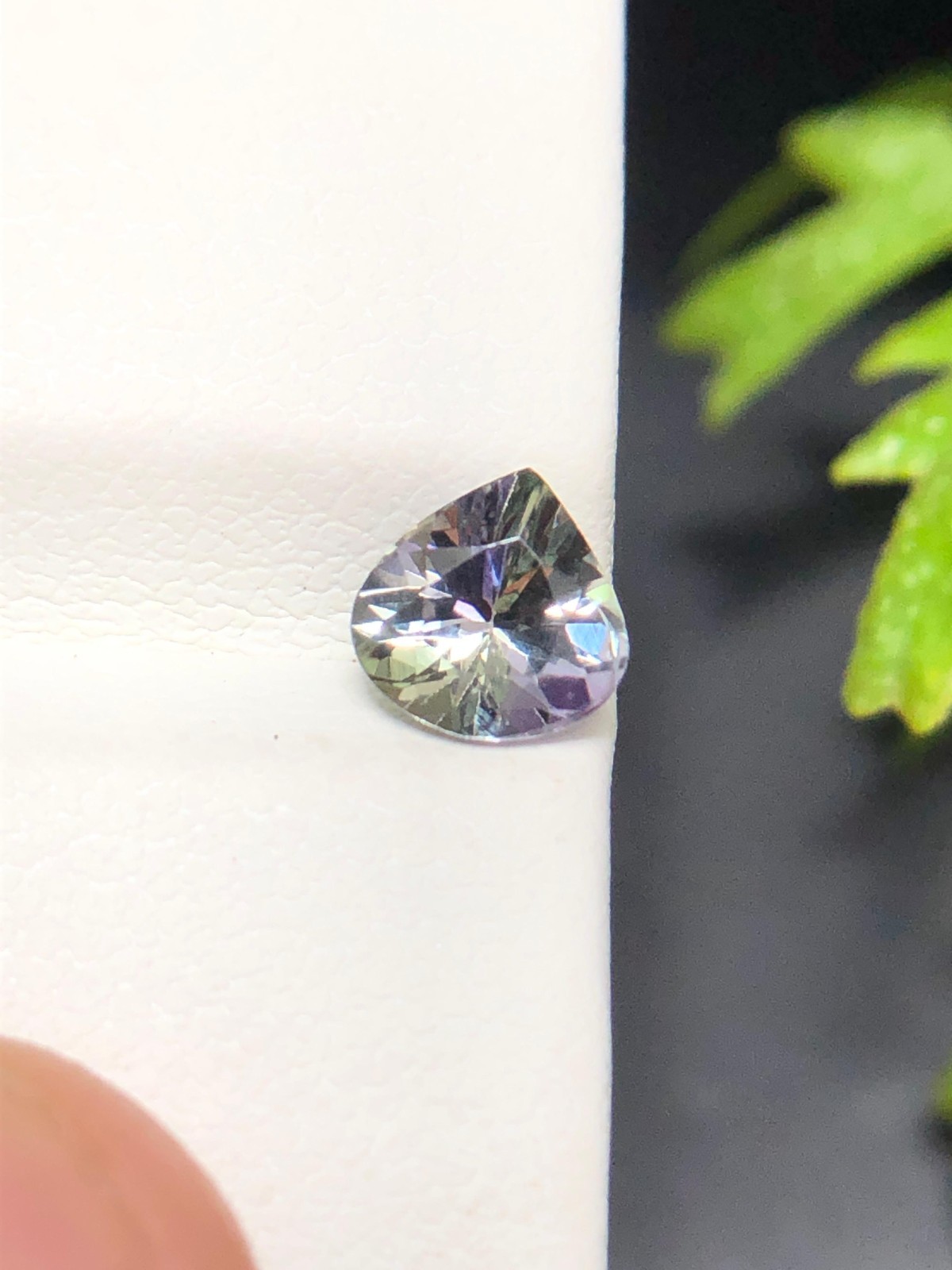 6 MM Natural Tanzanite Heart Cut, 0.70 Ct Green Purple Blue Color Unheated Stone