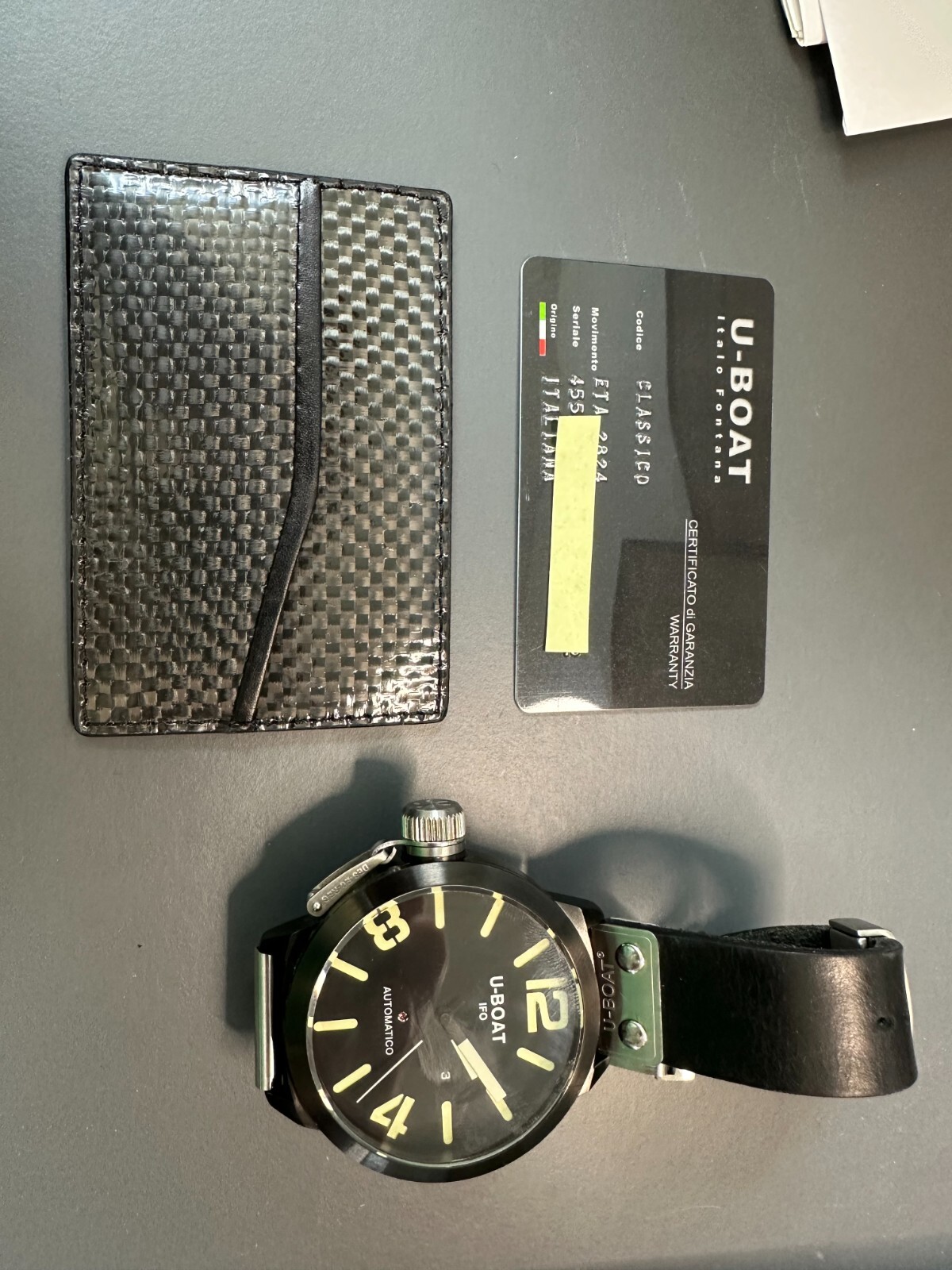 U-Boat Classico Black on Black