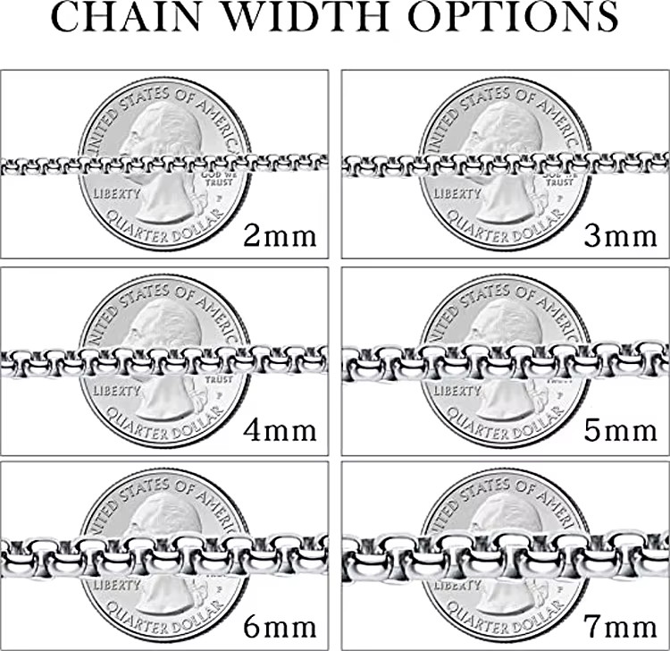 Stainless Steel Chain Bracelet 7″-10″ Smooth Box Square Rope Silver 2-7mm N69