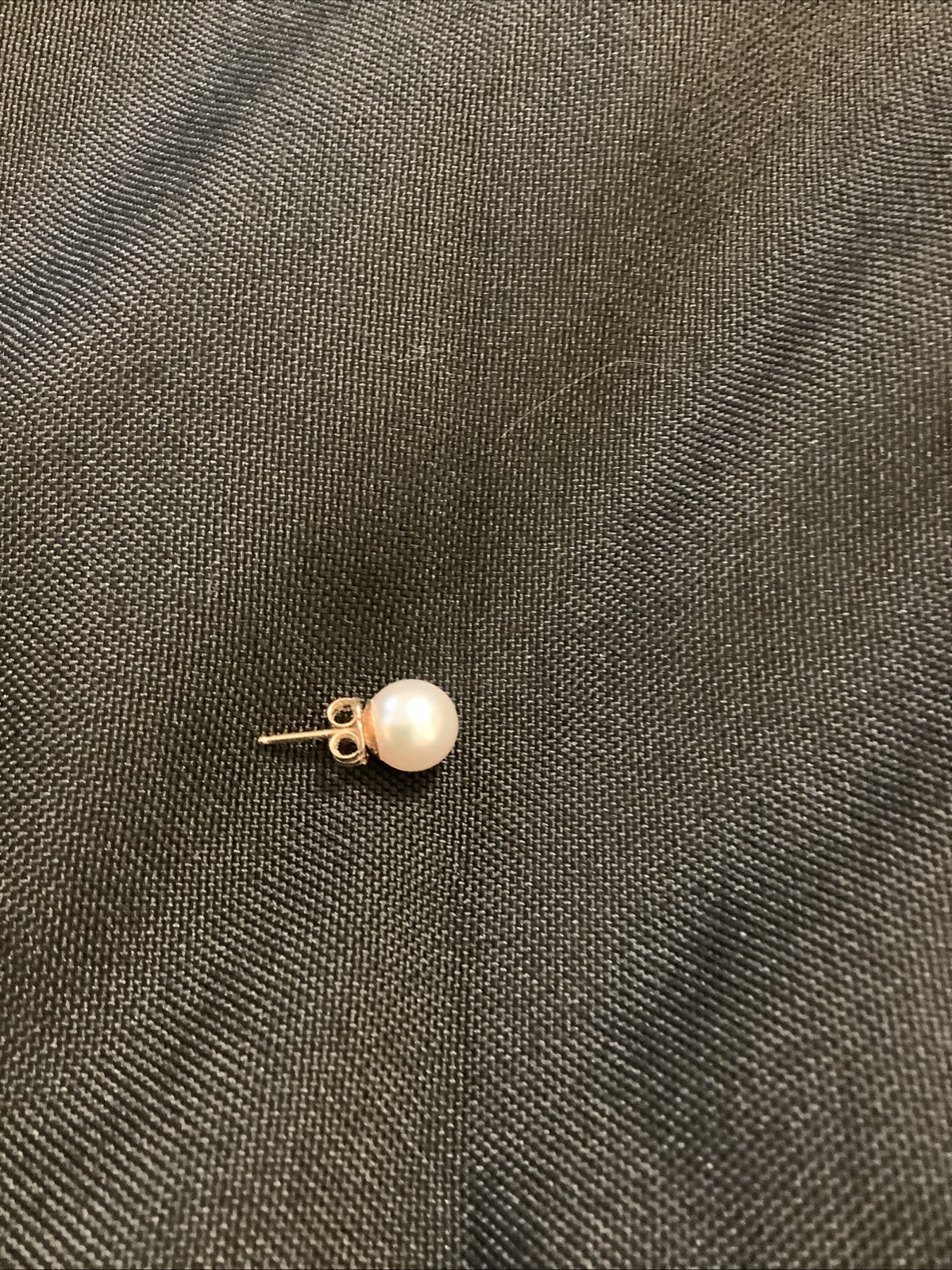 Cultured Akoya Pearl 14Ct Yellow Gold Earrings -PreOwned.