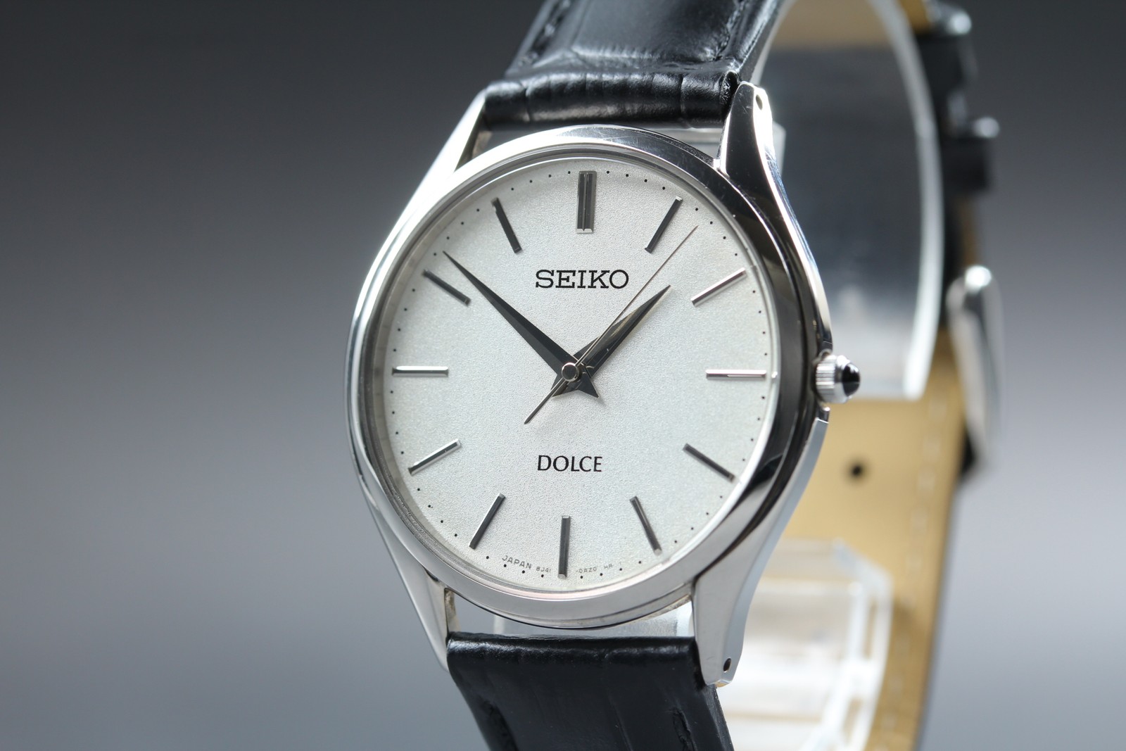 SEIKO Dolce 8J41-0AJ1 34mm White Dial Quartz Men’s Watch from JAPAN [Near MINT]