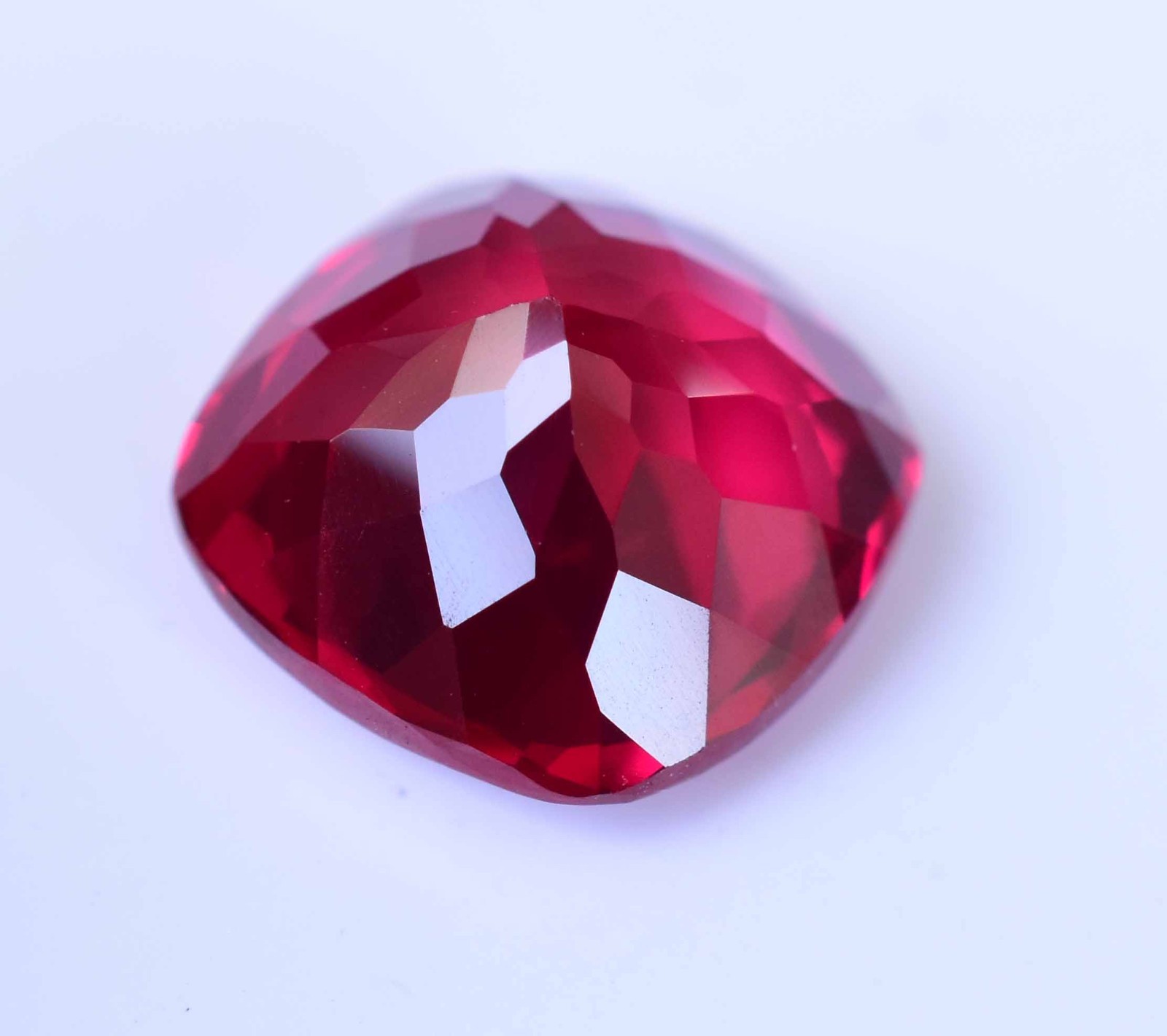 Flawless Natural Myanmar Red Spinel 9.80 Ct Cushion Cut Certified Loose Gemstone
