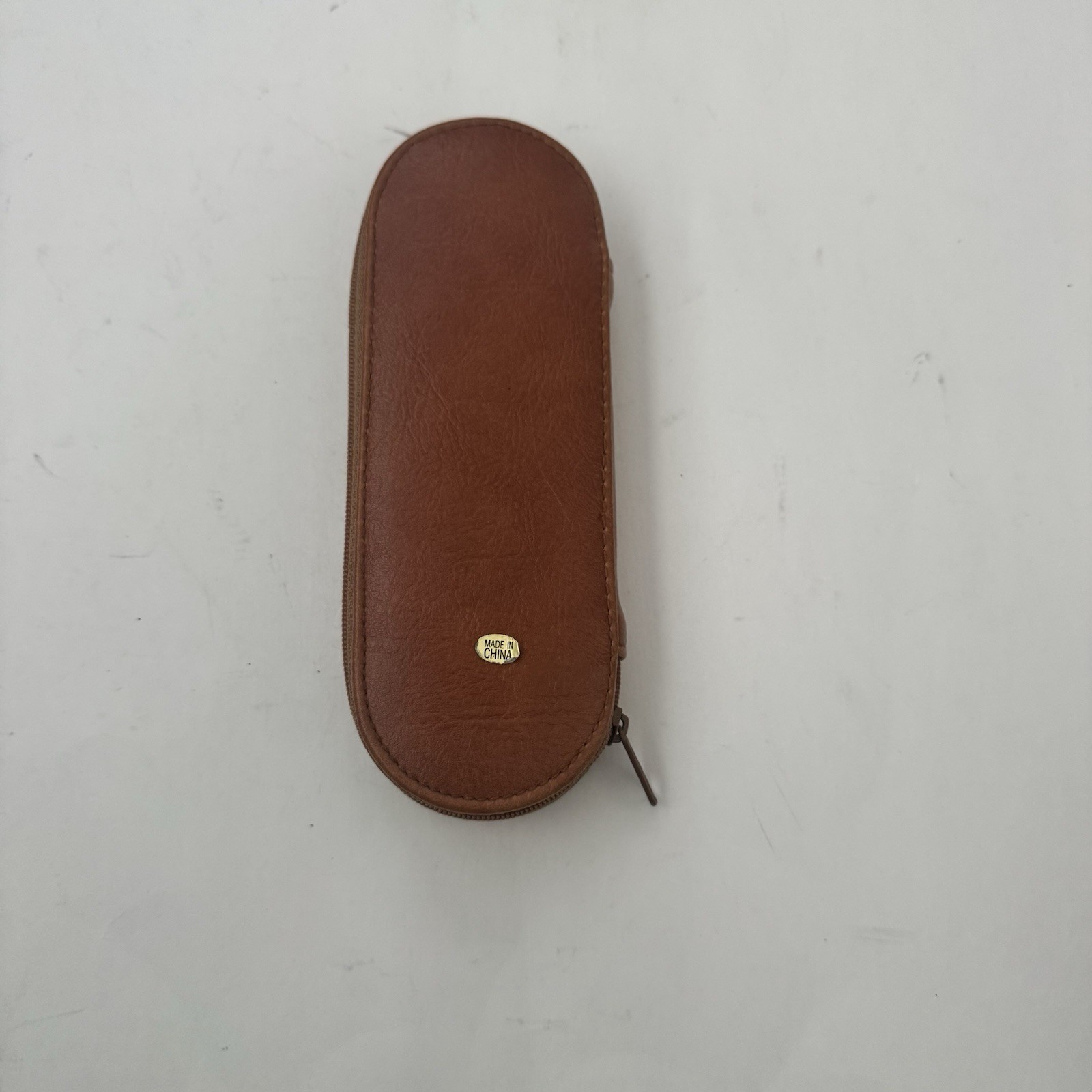 Vintage Fossil Chronomaster Special Edition Leather Zip Watch Travel Case Pouch