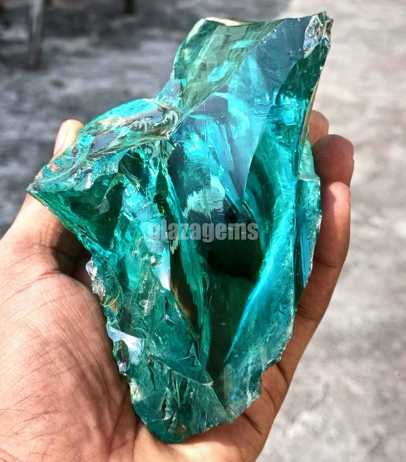Huge 1000 Carat Natural Aquamarine Raw Uncut Sky Blue Gemstone EGL 149x82mm 5AOF