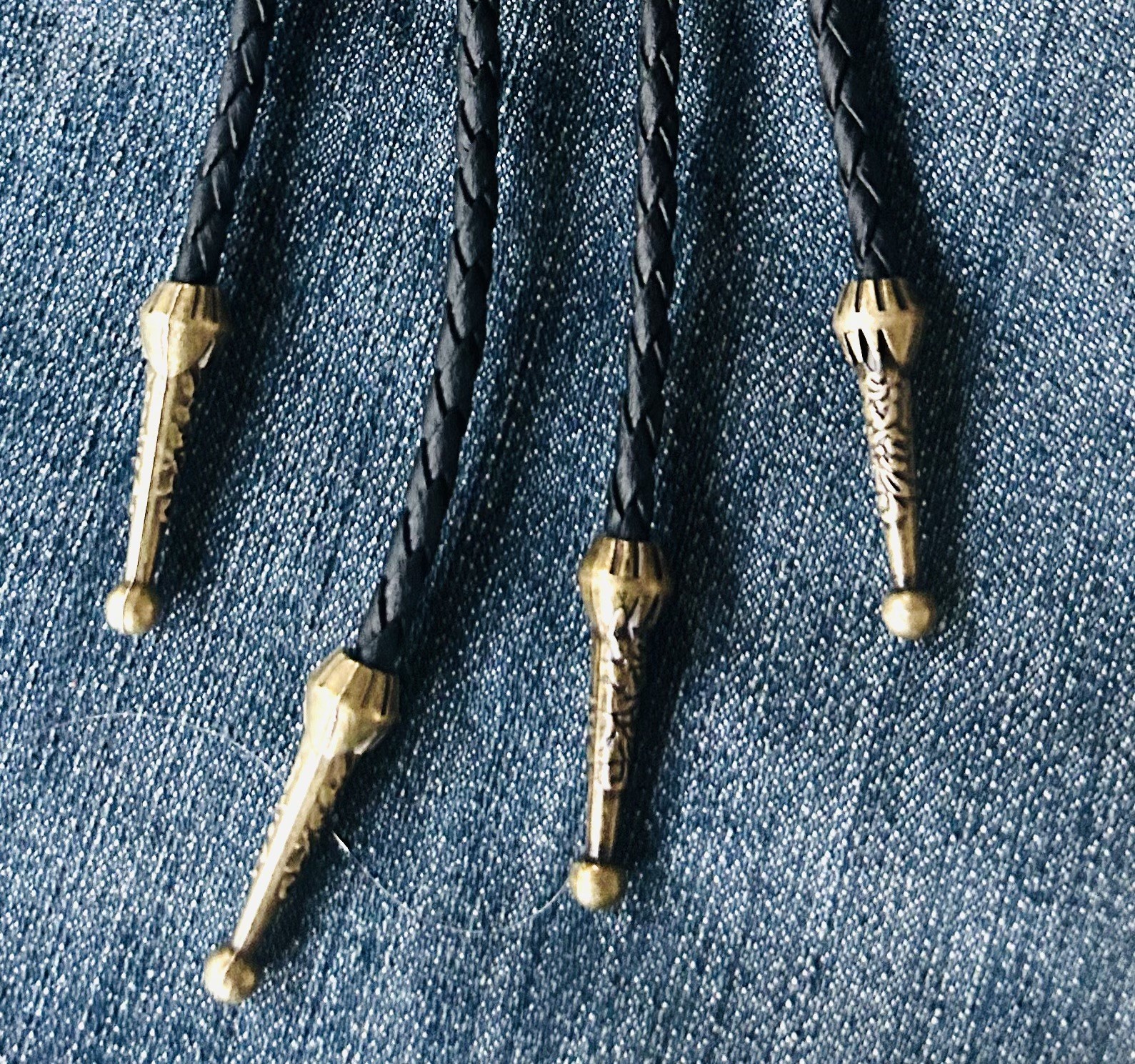 Bronze/Antique Gold Heart Locket Bolo Tie: You CHOOSE Locket + FREE SHIPPING