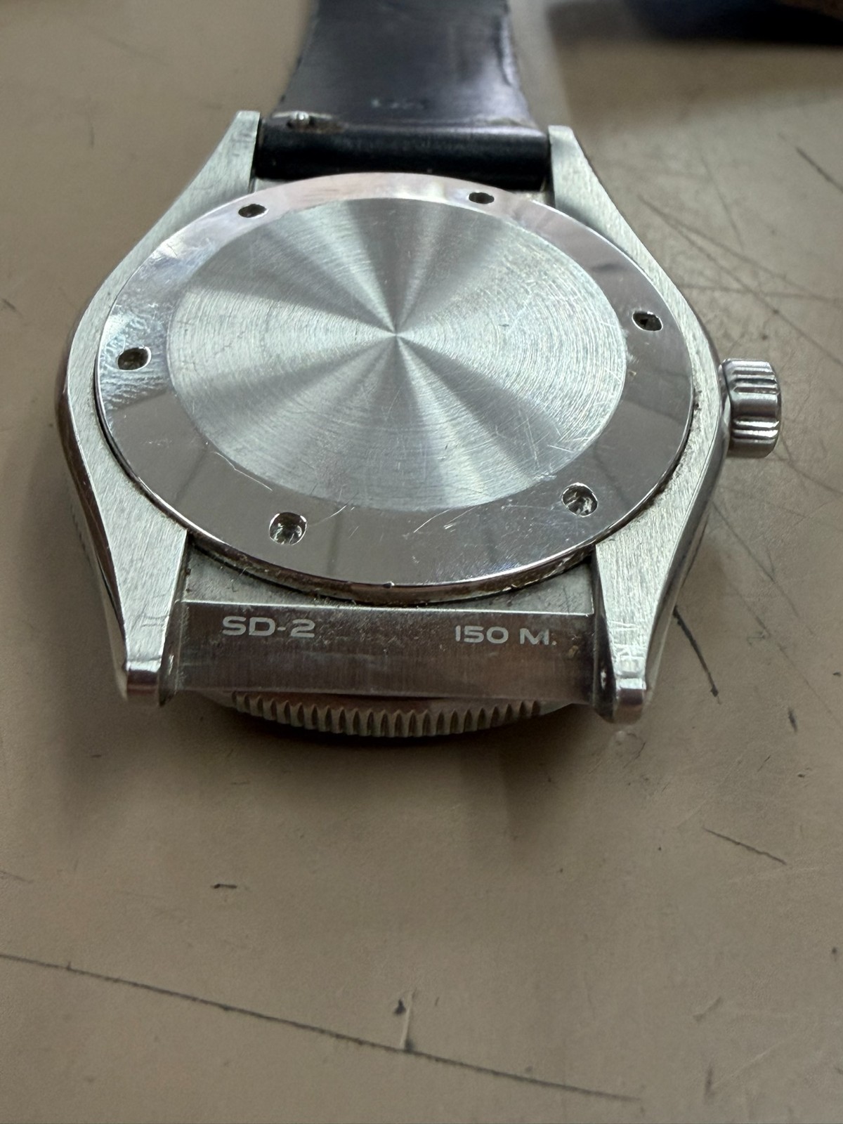 Dietrich Missions Maritime Skin Diver 2 SD-2 Black Dial w/ Horween Leather Strap