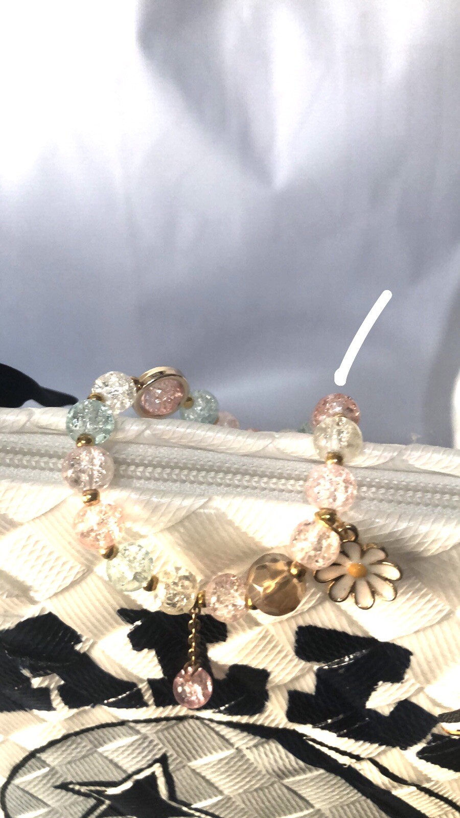 Women’s Beaded Bracelet With Charms 1-pc bracelet Only Can Be Used As Bag Charm