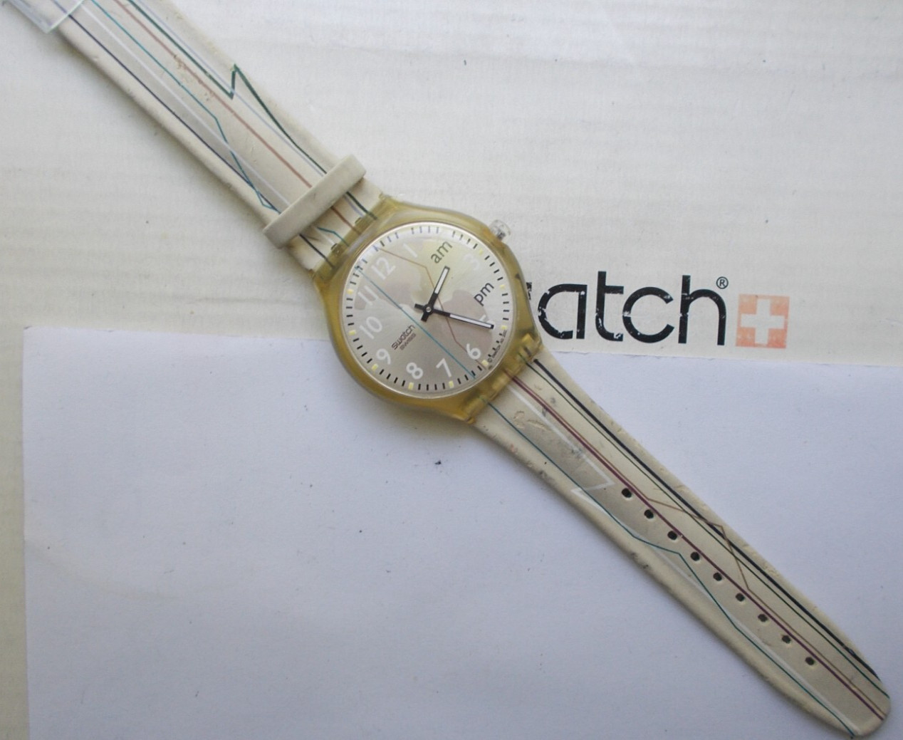 SWATCH TOUCH ” JET SETTING ” EXCELLENT VINTAGE WOW L@@K