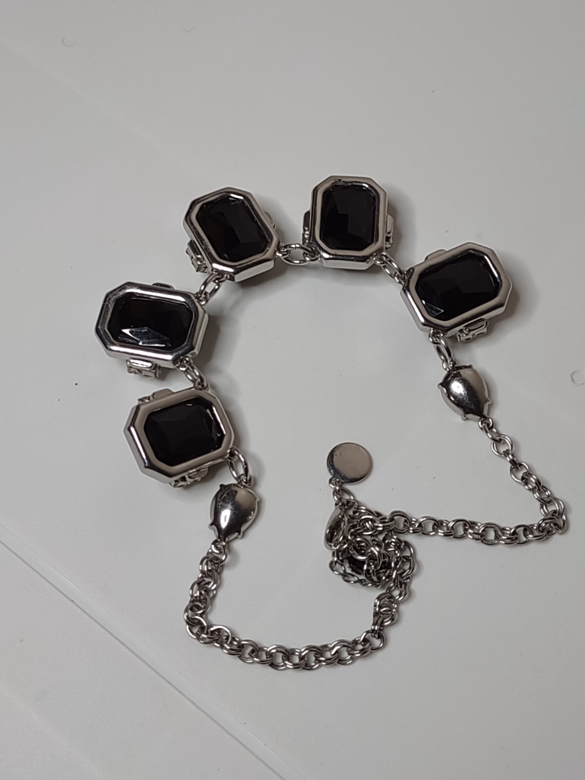 Heavy White House Black Market Necklace Adjustable 18 To 20 Inches Long