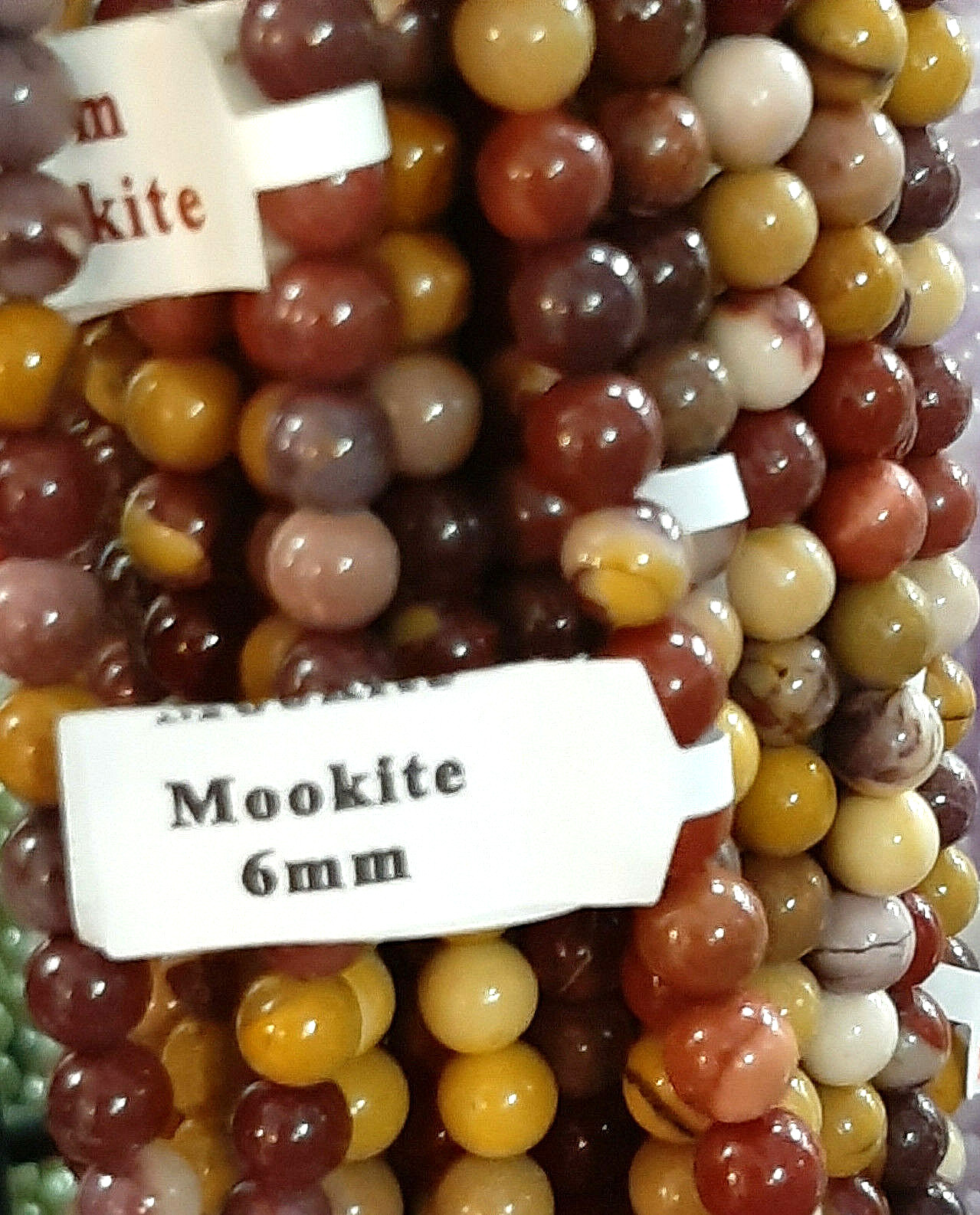 6mm Mookite Smooth Round Beads 15″ – 16″ strand