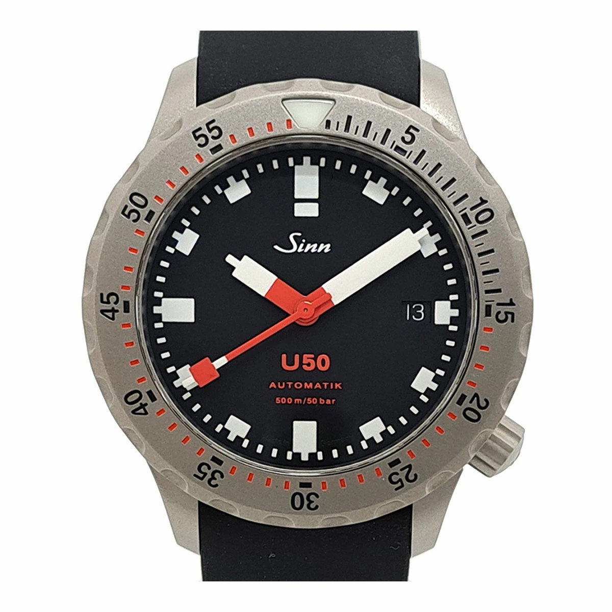 Sinn U50 1050 Stainless Steel 41mm Black Dial Automatic 2025 with Box #TSW816