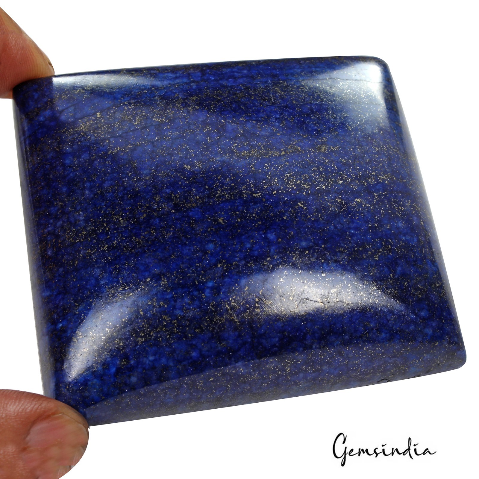 1070 Ct Natural Blue Lapis Lazuli Rectangular Cabochon Earth Mined Loose Gems