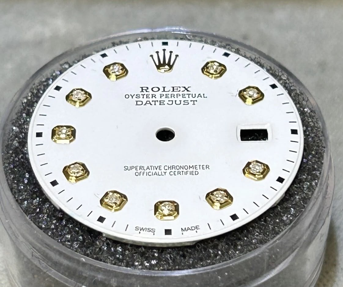 Rolex Datejust 36mm Custom White Diamond Dial 126233 126243