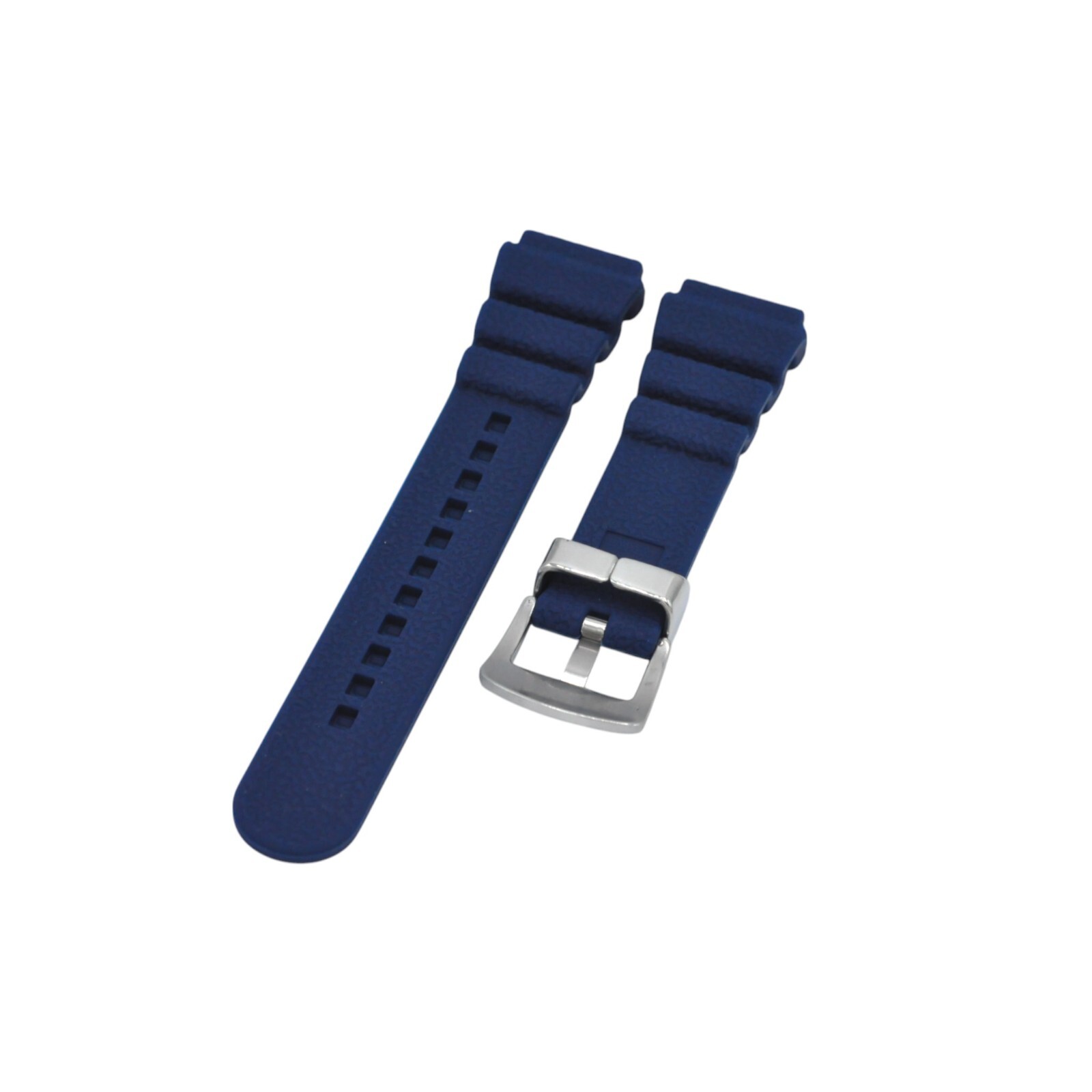 Prospex SRPA83 22mm Navy Blue Rubber Watch Strap For Seiko