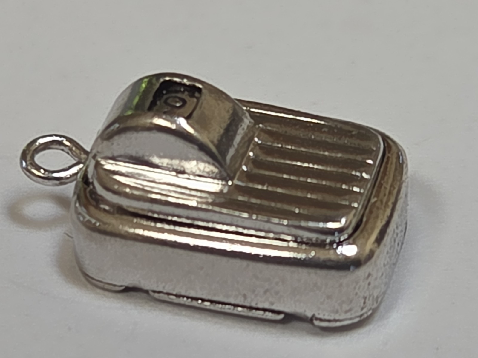 Sterling Silver ~ Bathroom Scale Charm ~ “Springs” When Pushed ~ VINTAGE