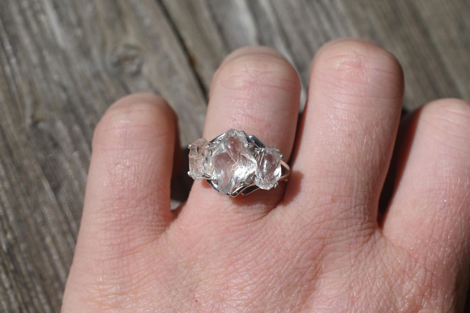 Engagement ring Lake county diamond sterling silver size 3 4 5 6 7 8 9 10 11 12