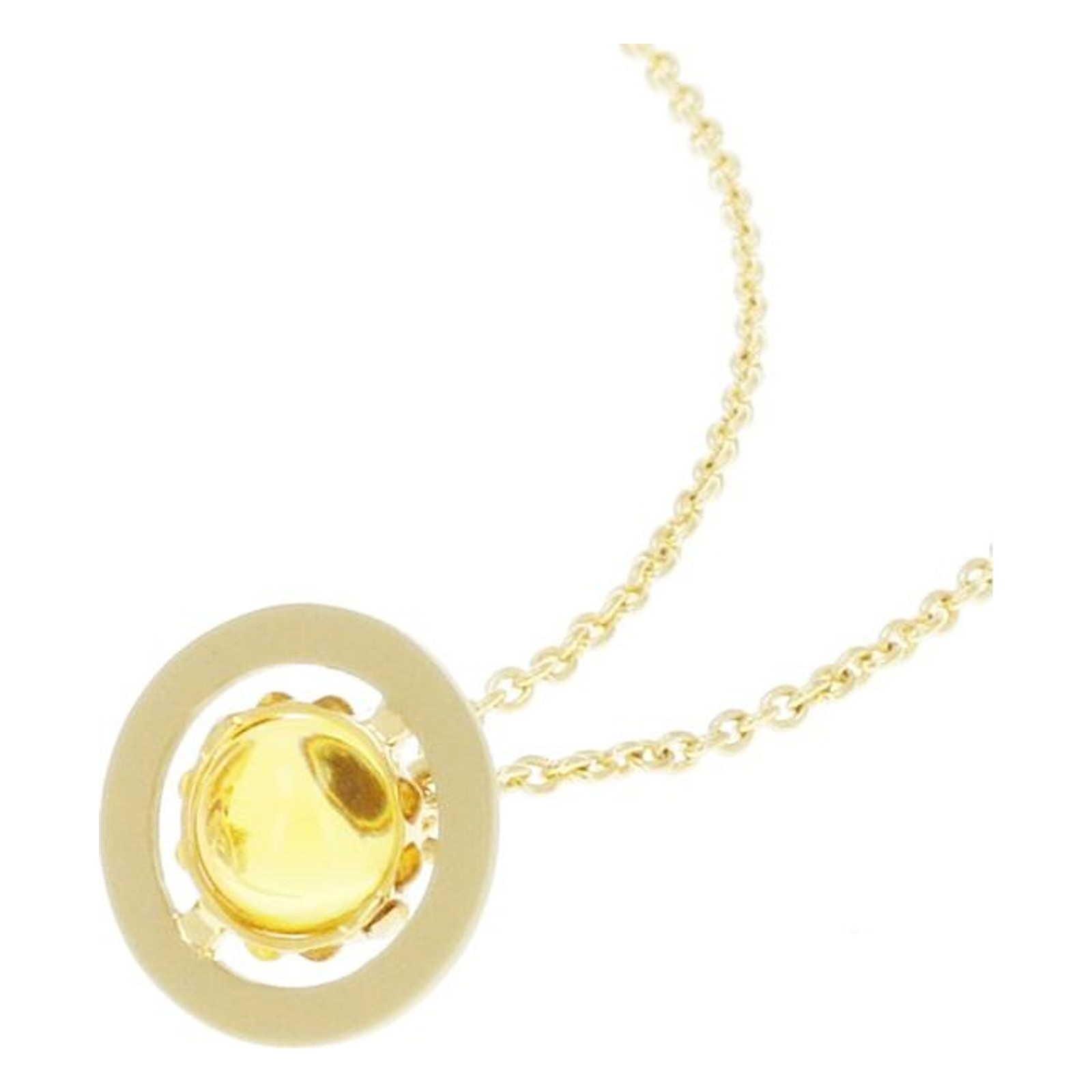 Vivienne Westwood Petite Original Orb Necklace Gold Khaki 6302039J/02R933 New