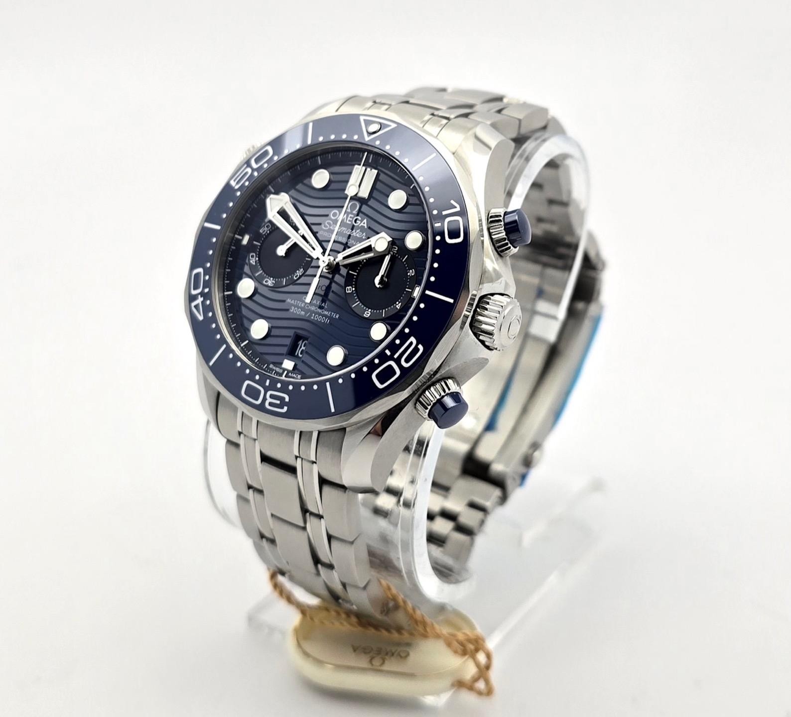 OMEGA SEAMASTER 210.30.44.51.03.001 BLUE DIAL EXCELLENT! VIDEO!