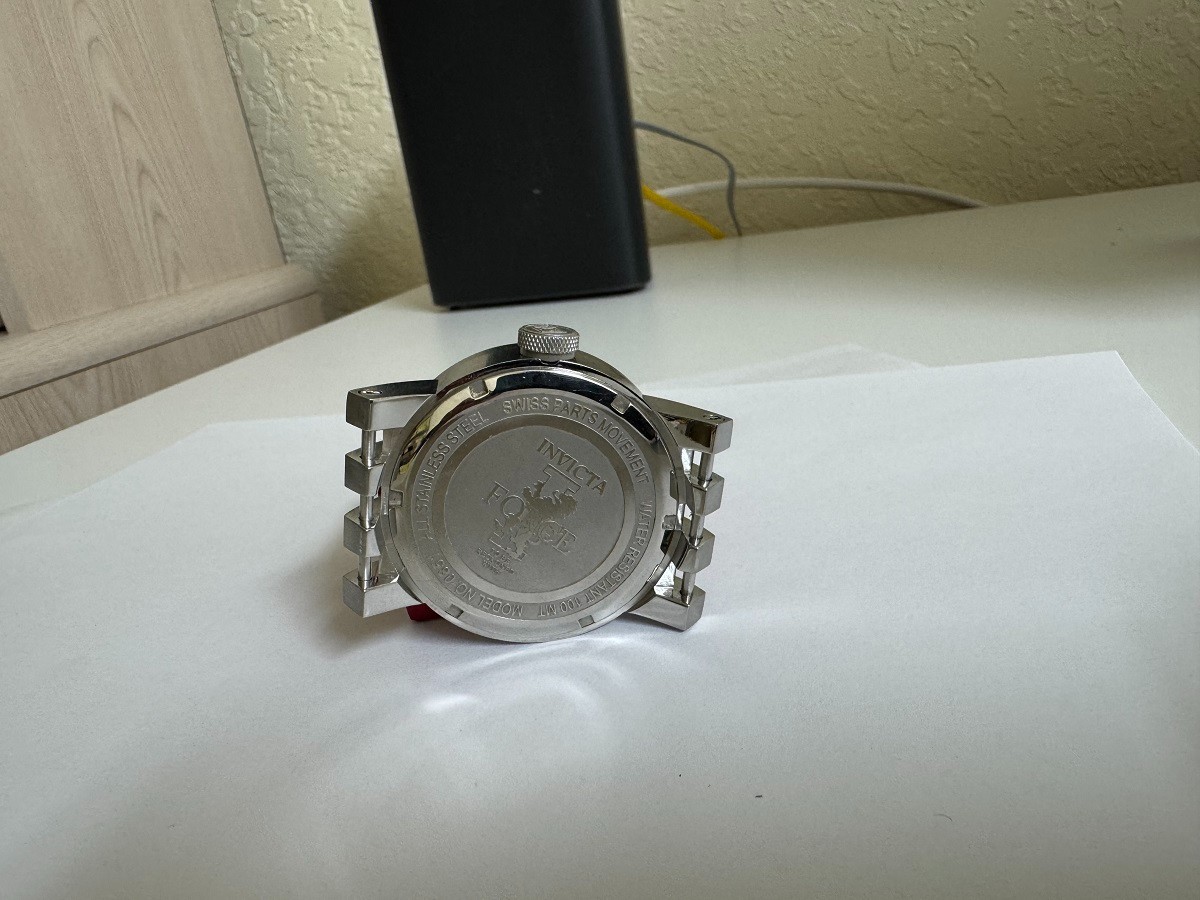 Men’s Invicta DNA I Force black dial stainless steel watch NO BAND