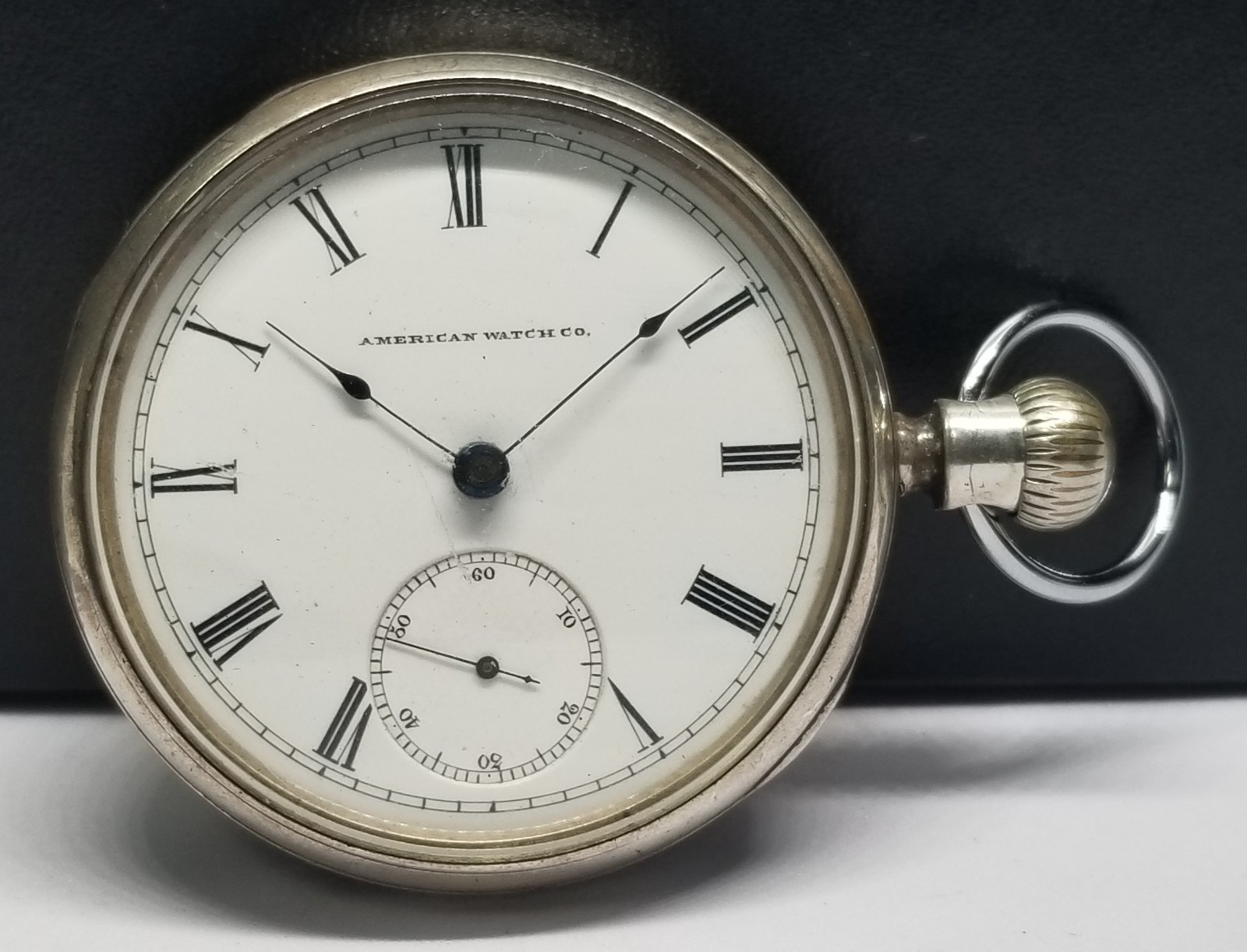 FAPW719 1879 Waltham Silver P/W, Gr P.S. Bartlett, Size 18s, 11 J, Not Working.