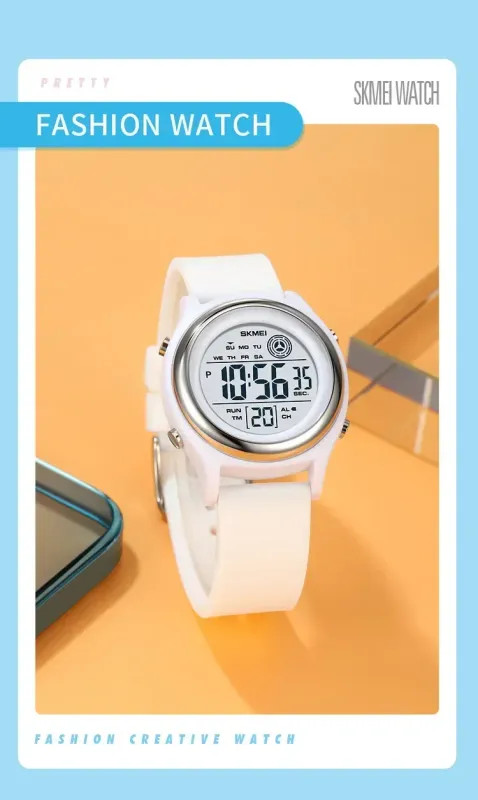 Waterproof Shockproof Sport Countdown Digital Wristwatch Women Stopwatch