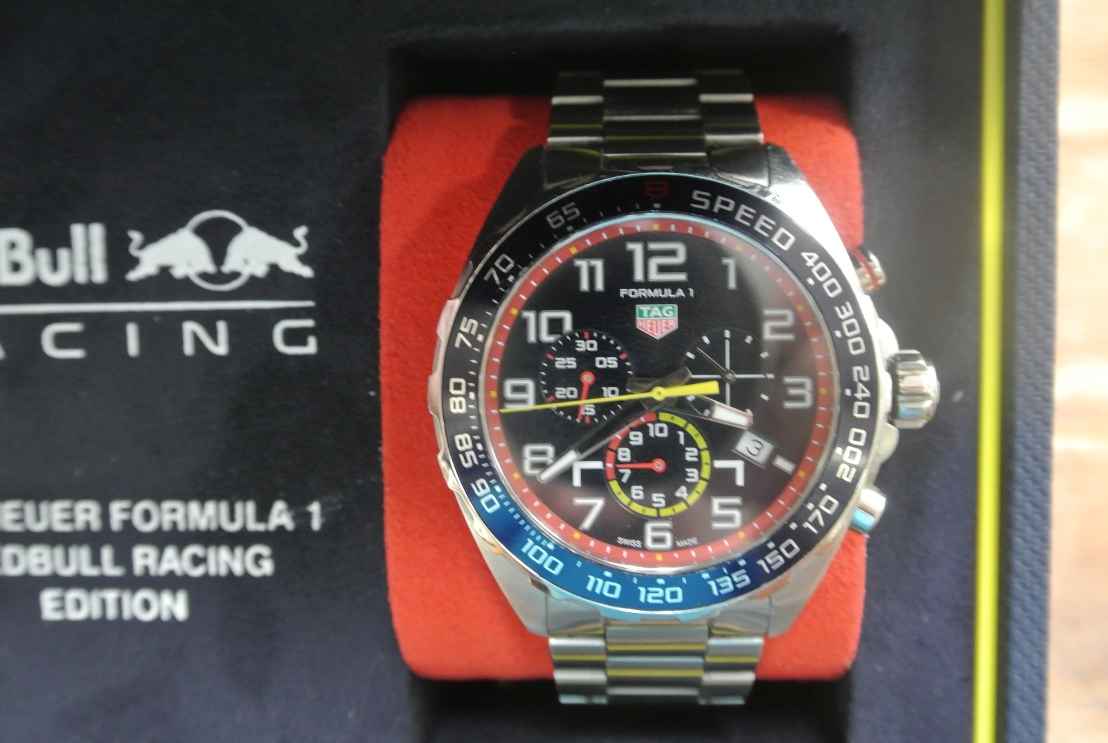 TAG Heuer Formula 1 X Red Bull Racing Quartz 43MM SS Men’s Watch CAZ101AL.BA0842
