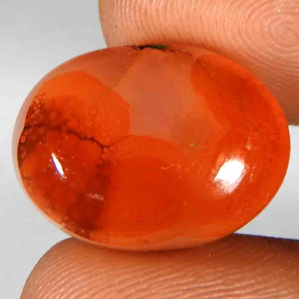 15.70Cts100%Natural Orange Carnelian Oval Cabochon(18x13x6)Loose Gemstone
