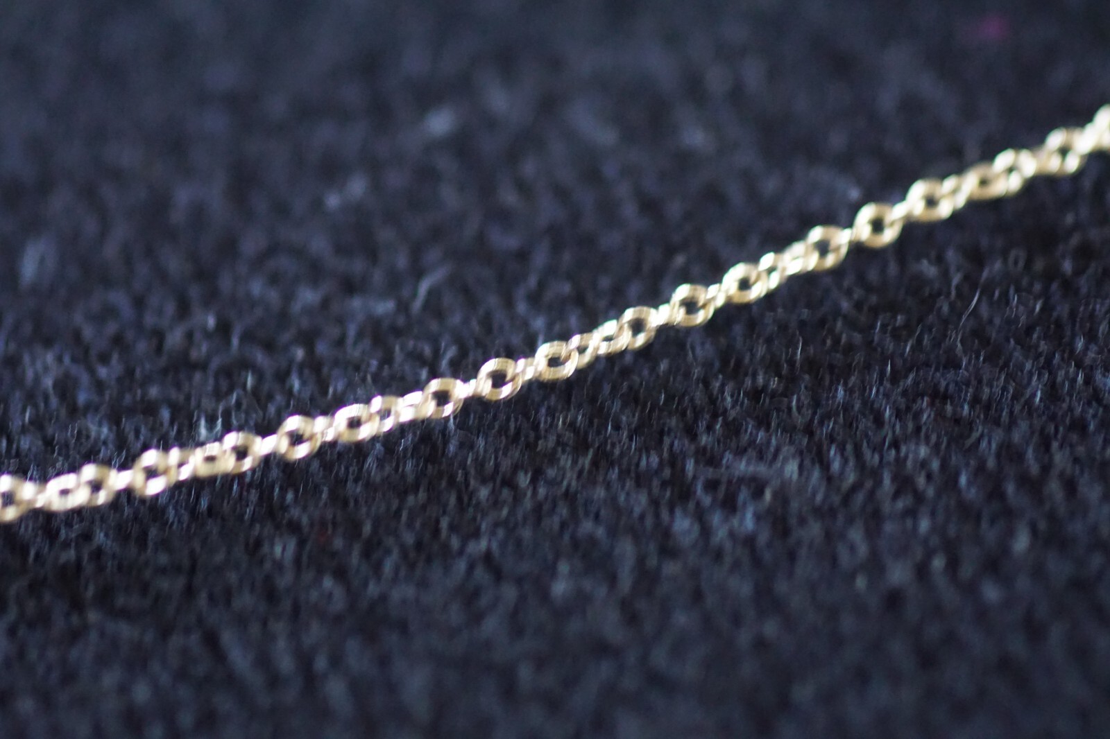 14kt Yellow Gold 16+2 inch 1.2mm Cable Chain Spring Ring Clasp NWOT