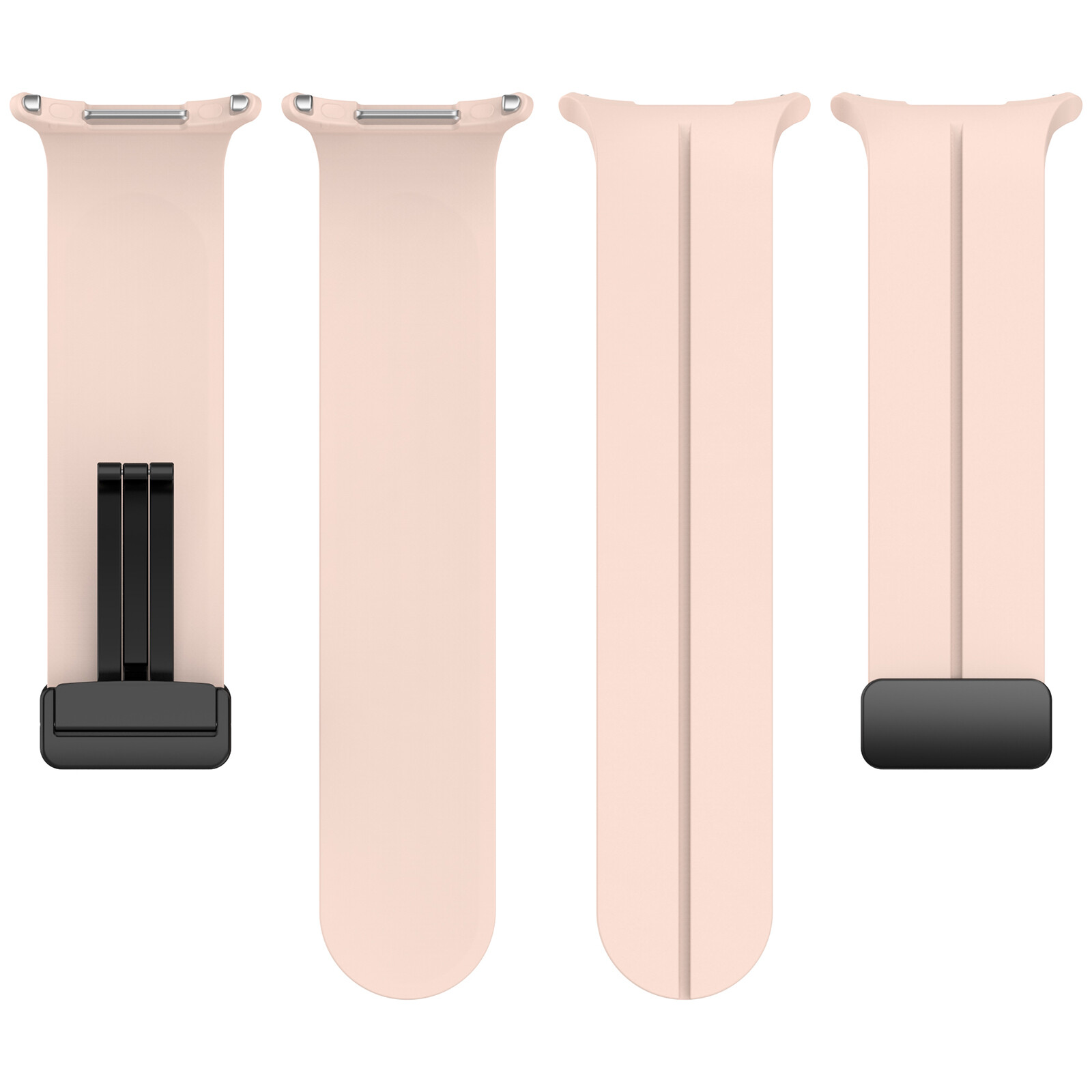Magnetic Buckle Strap For Samsung Galaxy Watch 7 Ultra 47mm Silicone Sport Band