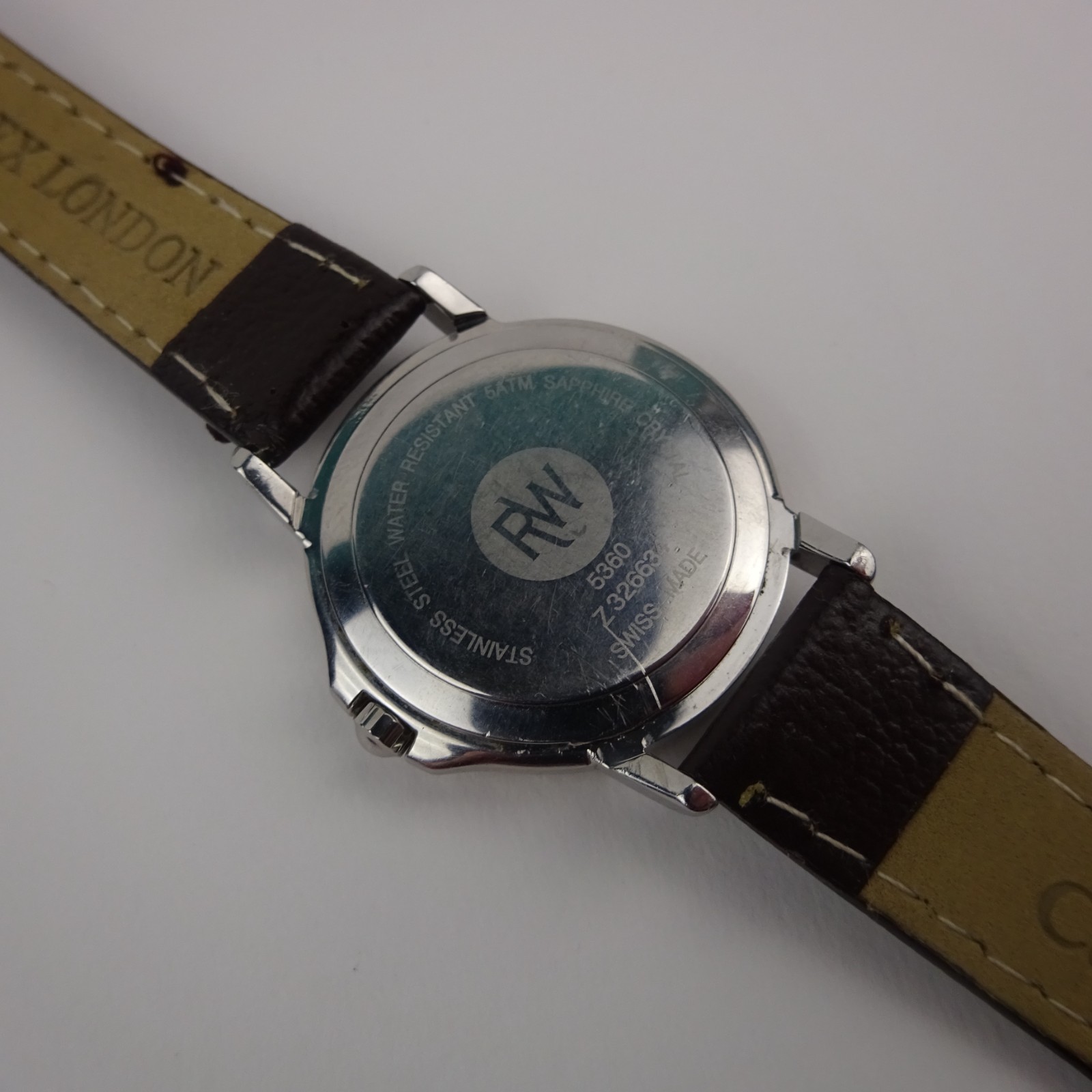 Raymond Weil Tango 5360 Watch Blue Dial Women’s Brown Leather Strap
