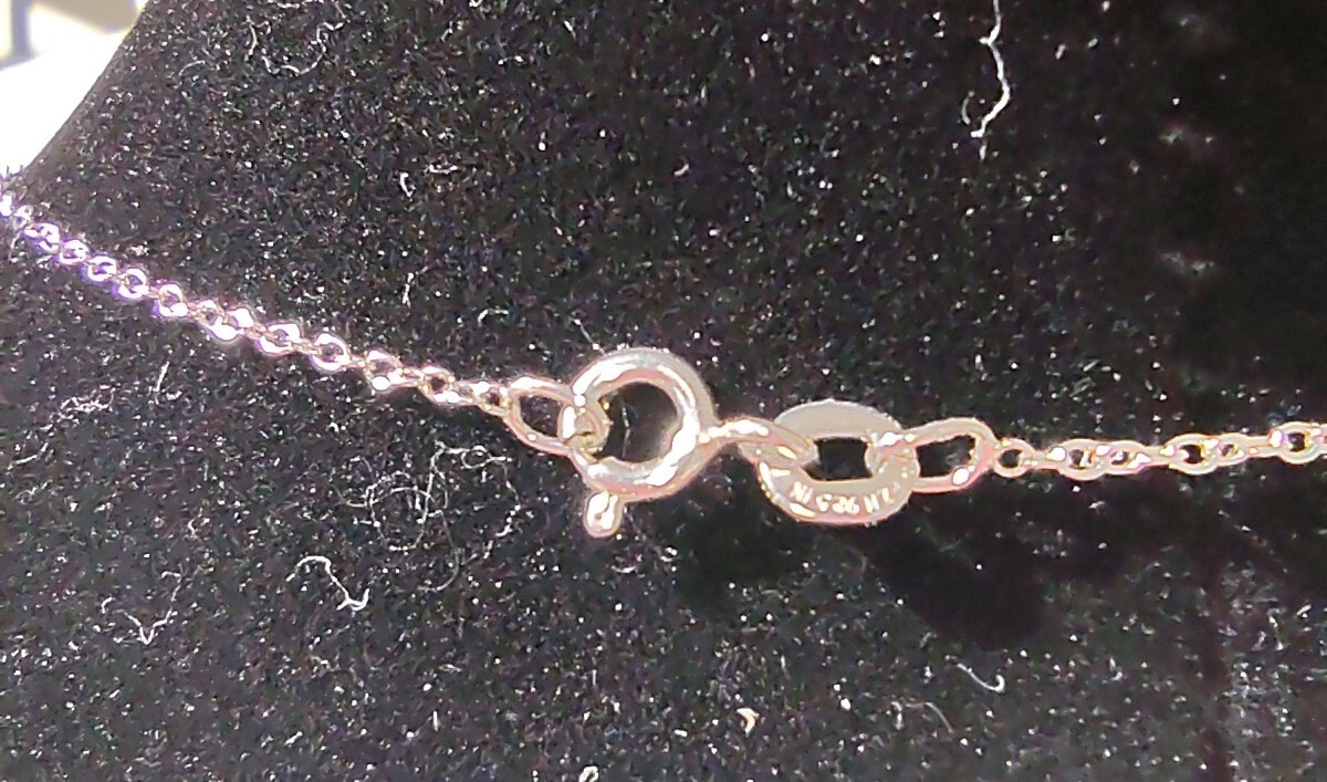 SILVER NECKLACE WITH CZ PENDANT 925 Fuzion Creations Int. Mark 18″ Chain VIDEO