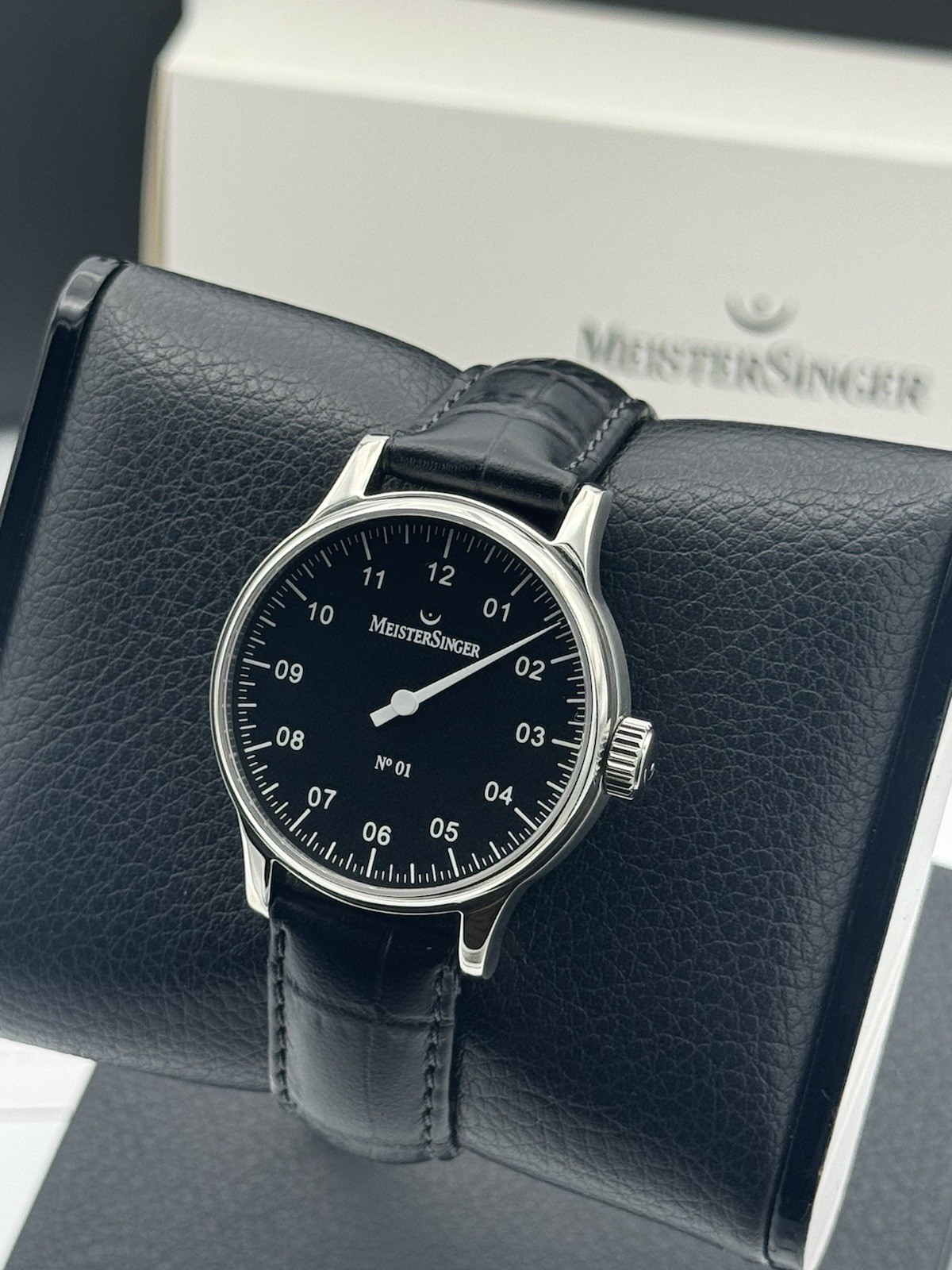 MEISTERSINGER NO. 1 SINGLE HAND! SWISS AUTOMATIC! *FULL SET UNWORN!