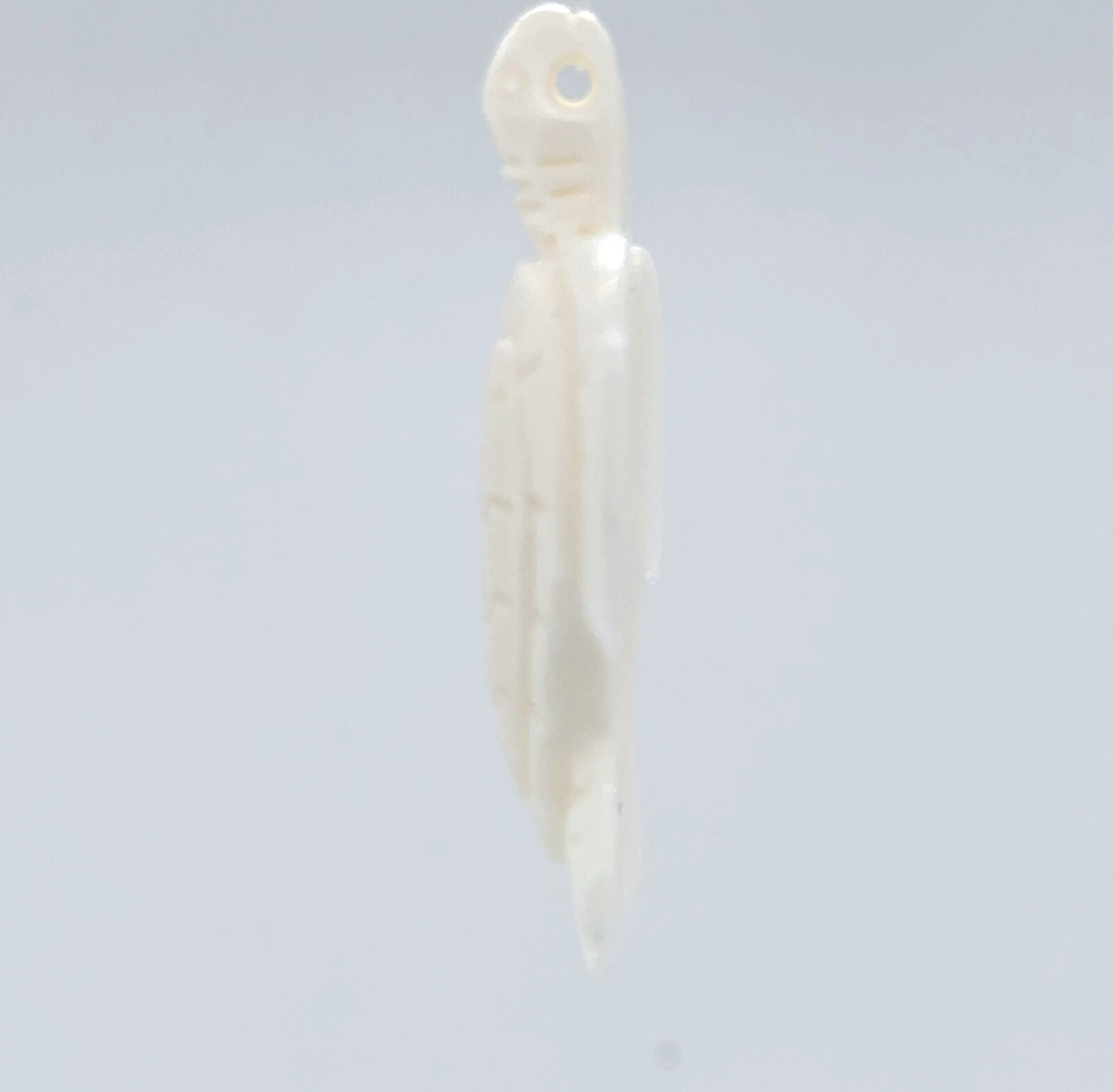 Hand Carved Water Buffalo Bone Turtle / Turtoise Pendant