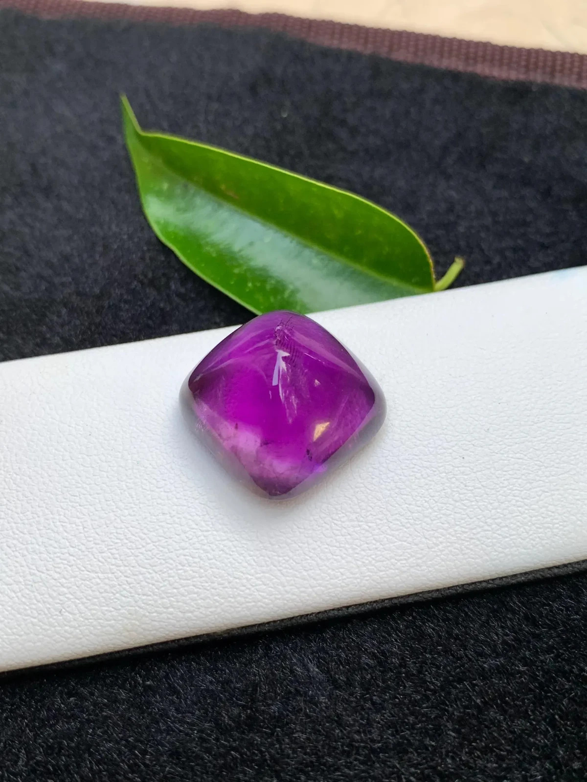 27.25 ct Sugarloaf Cabochon Amethyst: Bolivian Collector’s Gem