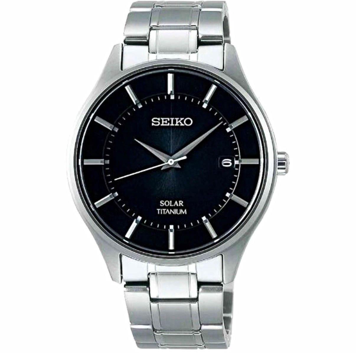 Seiko SBPX103 JDM Titanium Solar Watch V157-0BX0 New Box Papers + Warranty
