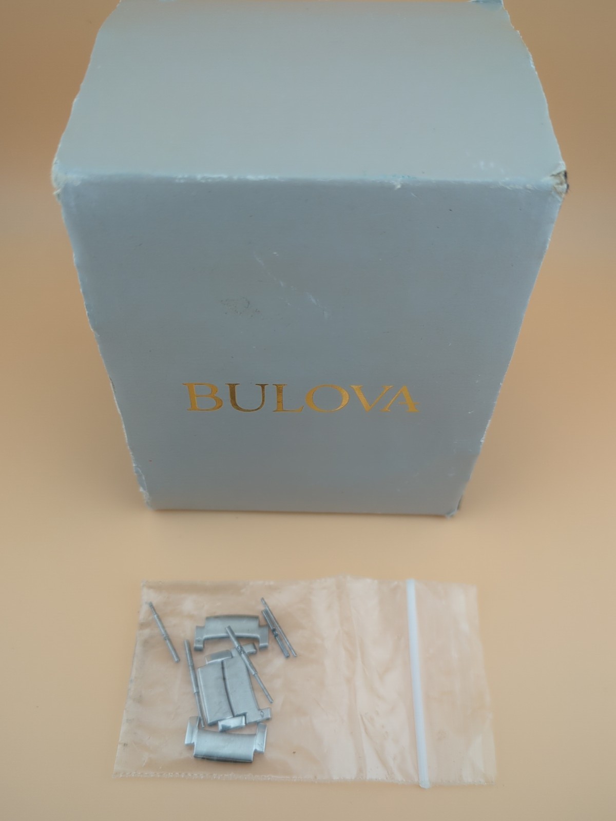 Bulova 96B149 Mens Stainless Steel Watch Black Dial Original Packaging & Parts