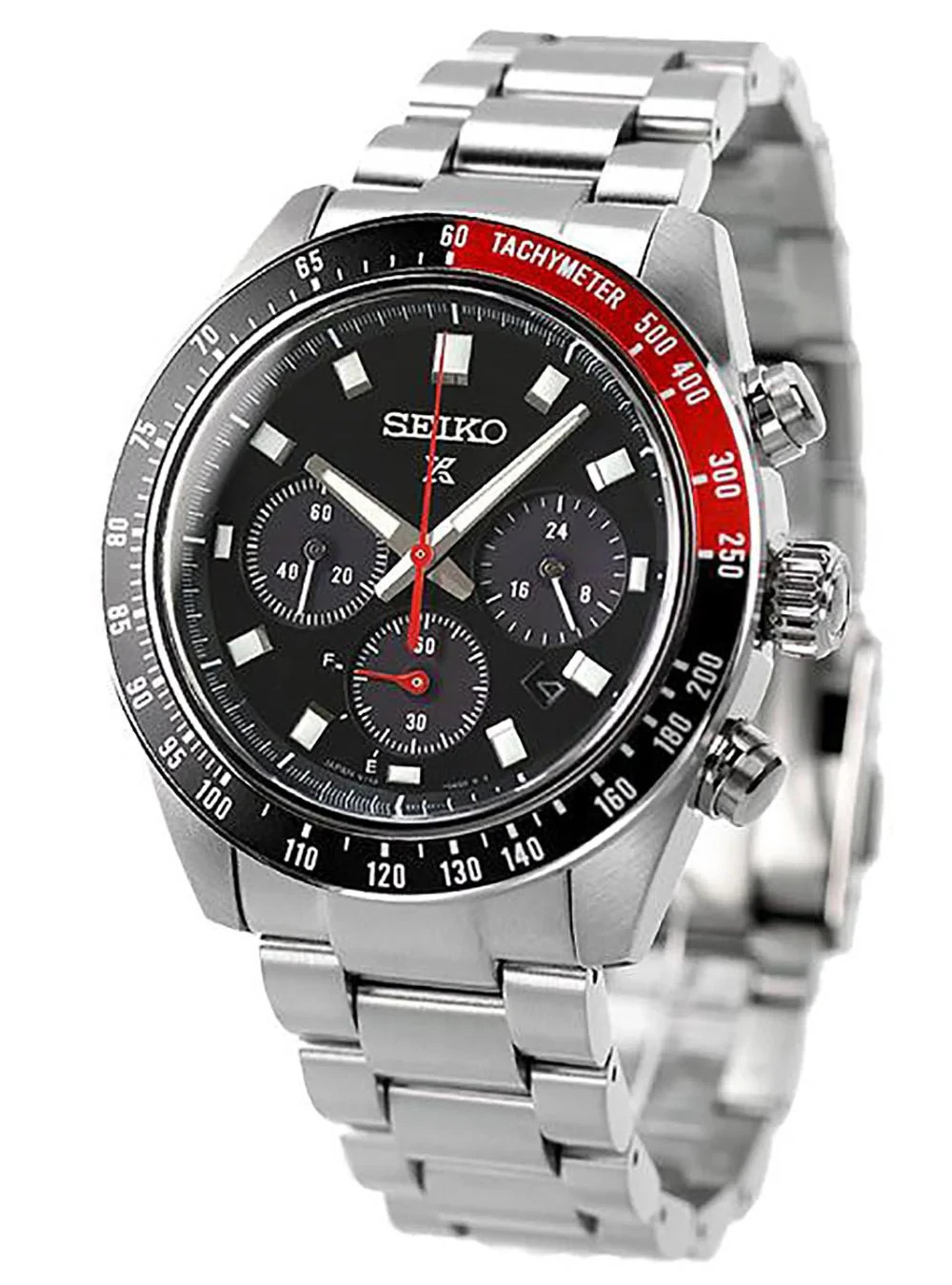 Seiko Prospex Speedtimer Solar Chronograph Black Men’s Watch – SSC915