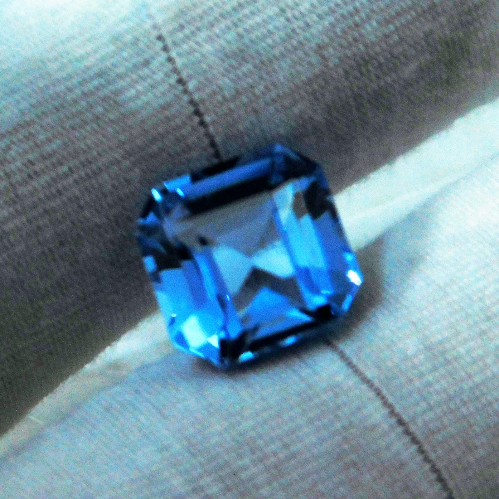 CERTIFIED Natural Unheated 7.40 Cts Blue Sapphire Radiant Loose Gemstone