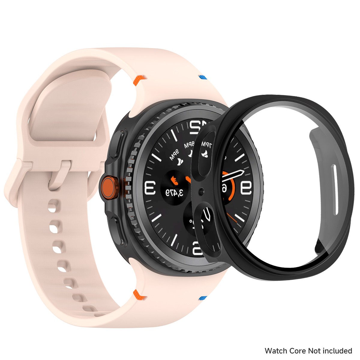 Silicone Watch Band Strap + Full Case Cover For Samsung Galaxy Watch 8 40/44mm