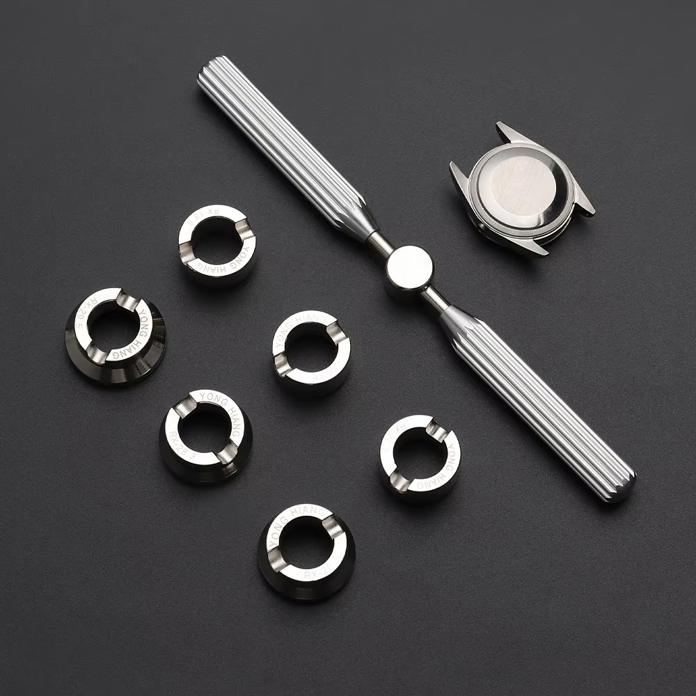 New Watch Case Opener Wrench for Rolex Tudor Screw Back Repair Kit FREE EXPRESS