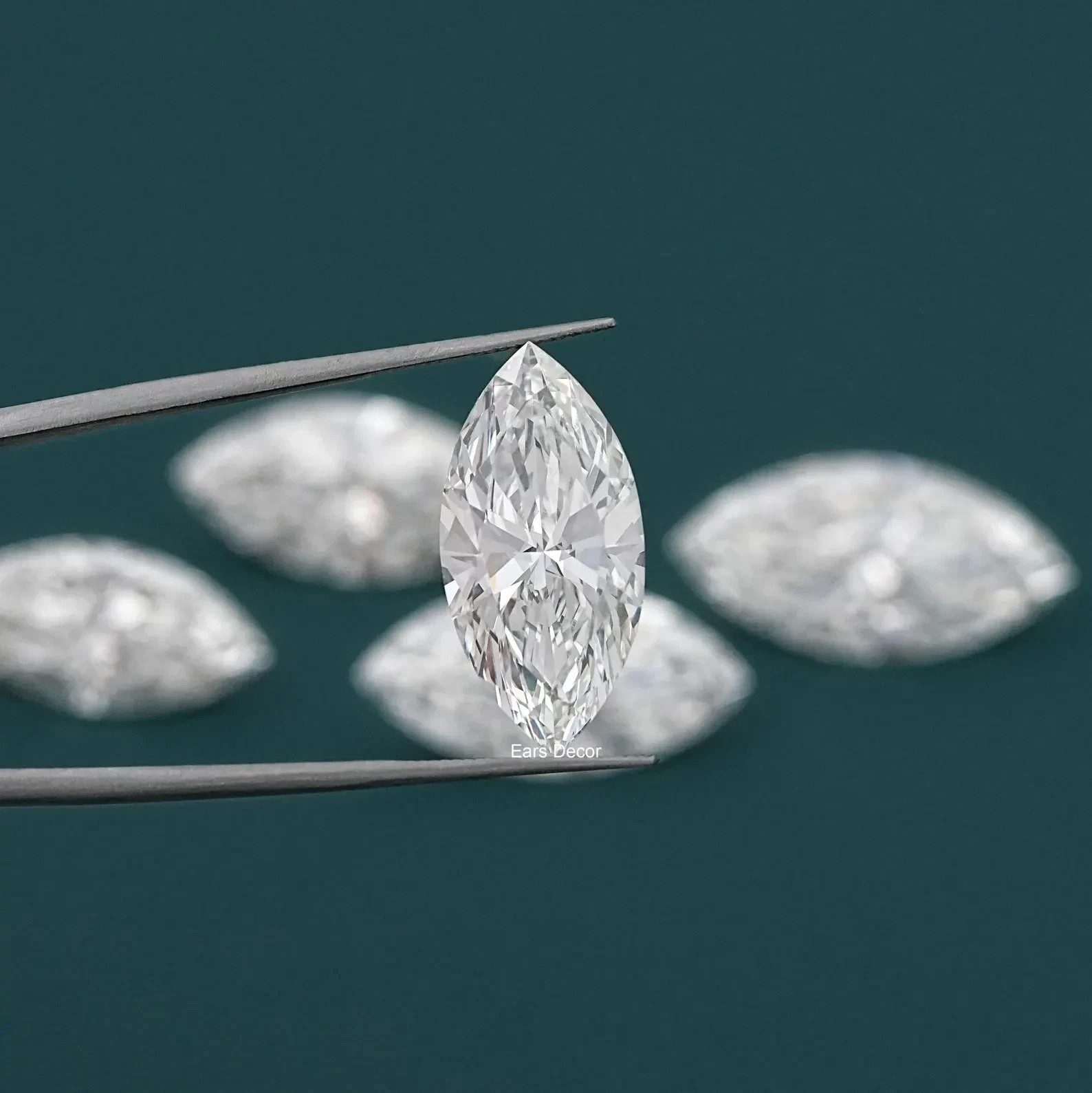 4 Ct Marquise Loose Lab-Grown CVD Diamond Ideal for Custom Jewelry VVS1 D Color