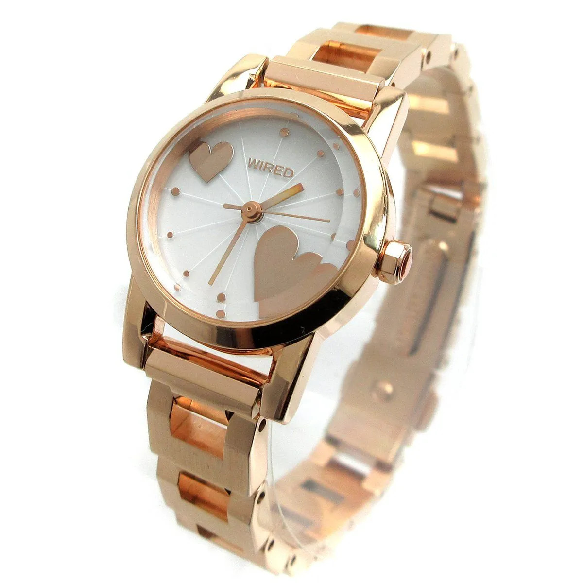 Seiko Wired 1N01-0KK0 Ladies’ Quartz Watch with White Dial, Working Conditio