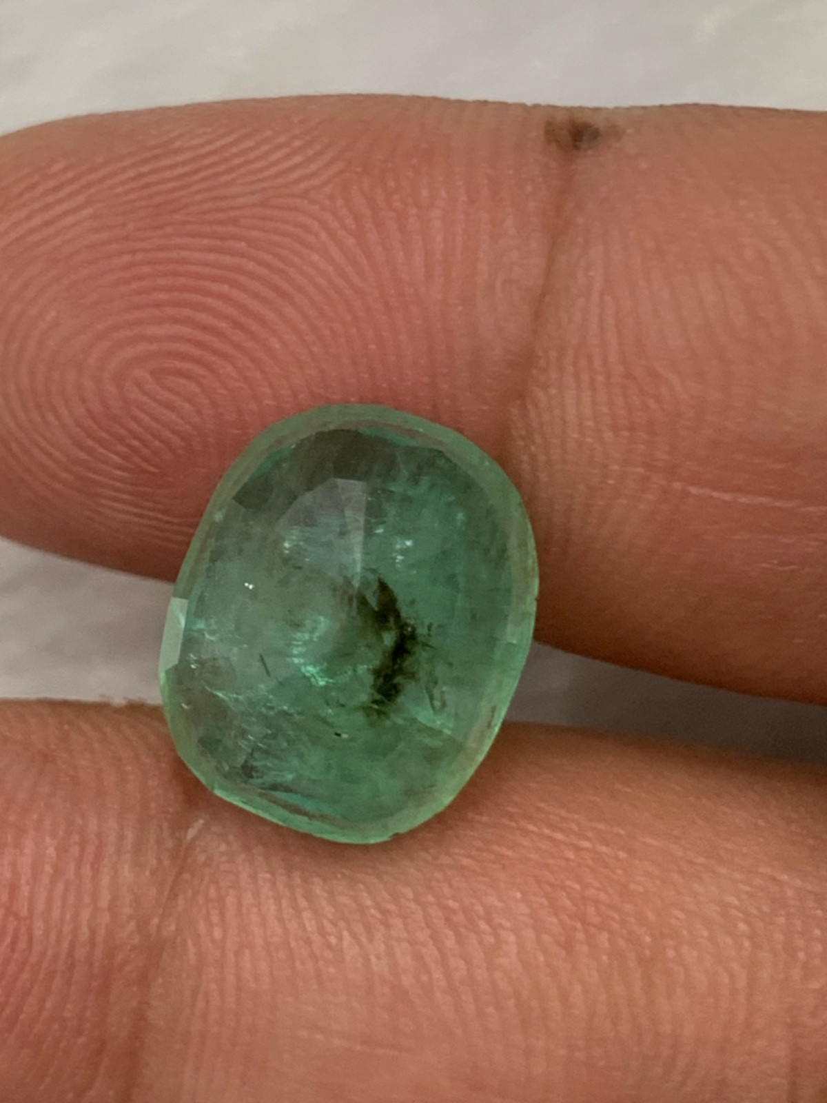 8.15 Carats Outrageous Big size Loose Emerald from Chitral Pakistan