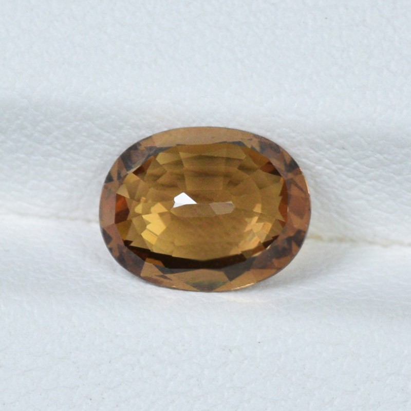 2.07 ct NATURAL BROWN ZIRCON / BEST GRADE BROWN Gemstone – Oval Video !!