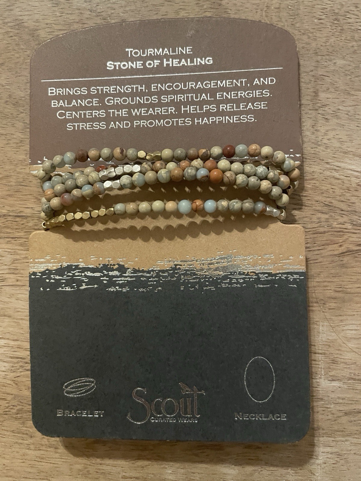 Scout Tourmaline Wrap Bracelet – Stone of Healing Bracelet/Necklace
