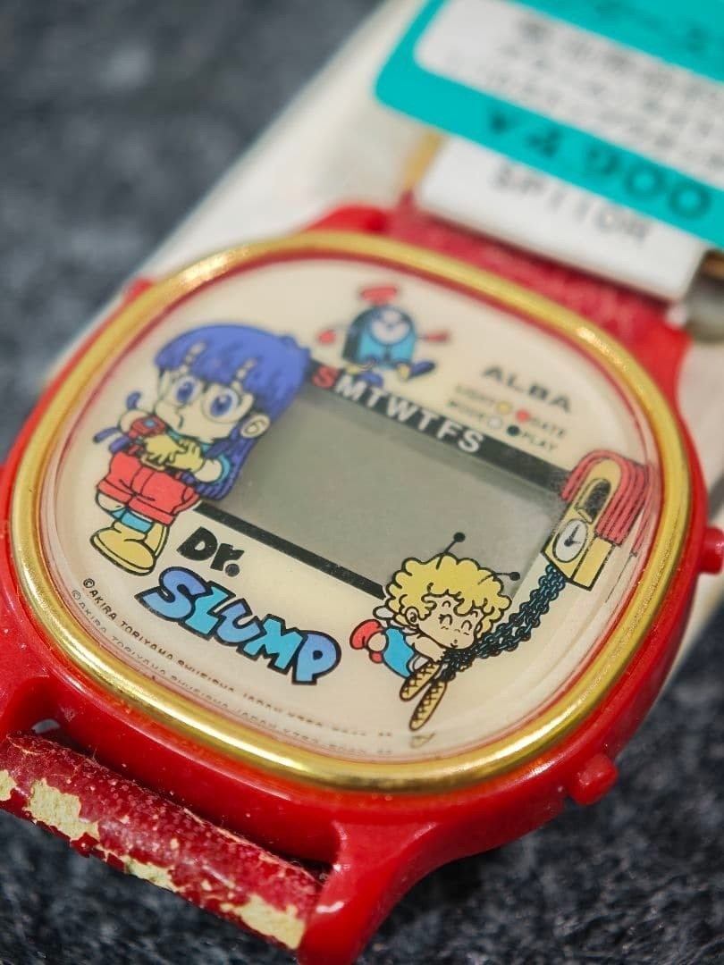 Seiko ALBA Dr Slump Arale Anime Time NOS Digital Watch Rare Akira Toriyama
