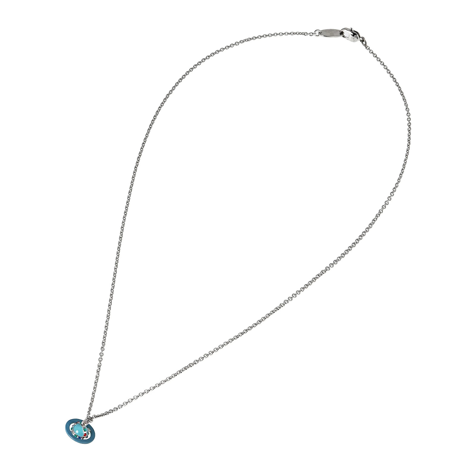 Vivienne Westwood Necklace Pendant MAN. PETITE ORB PENDANT Crystal/LIGHT